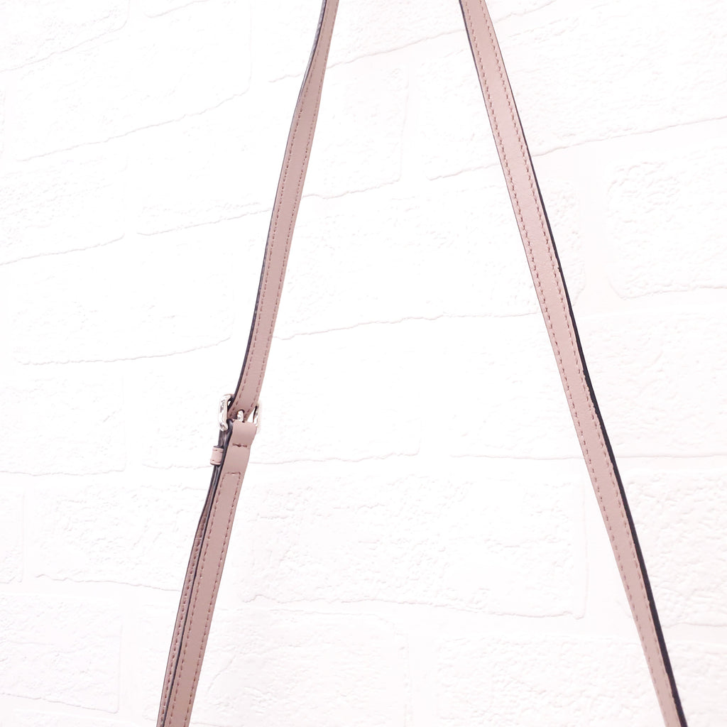 MIU MIU LOGO LEATHER CROSSBODY SATCHEL
