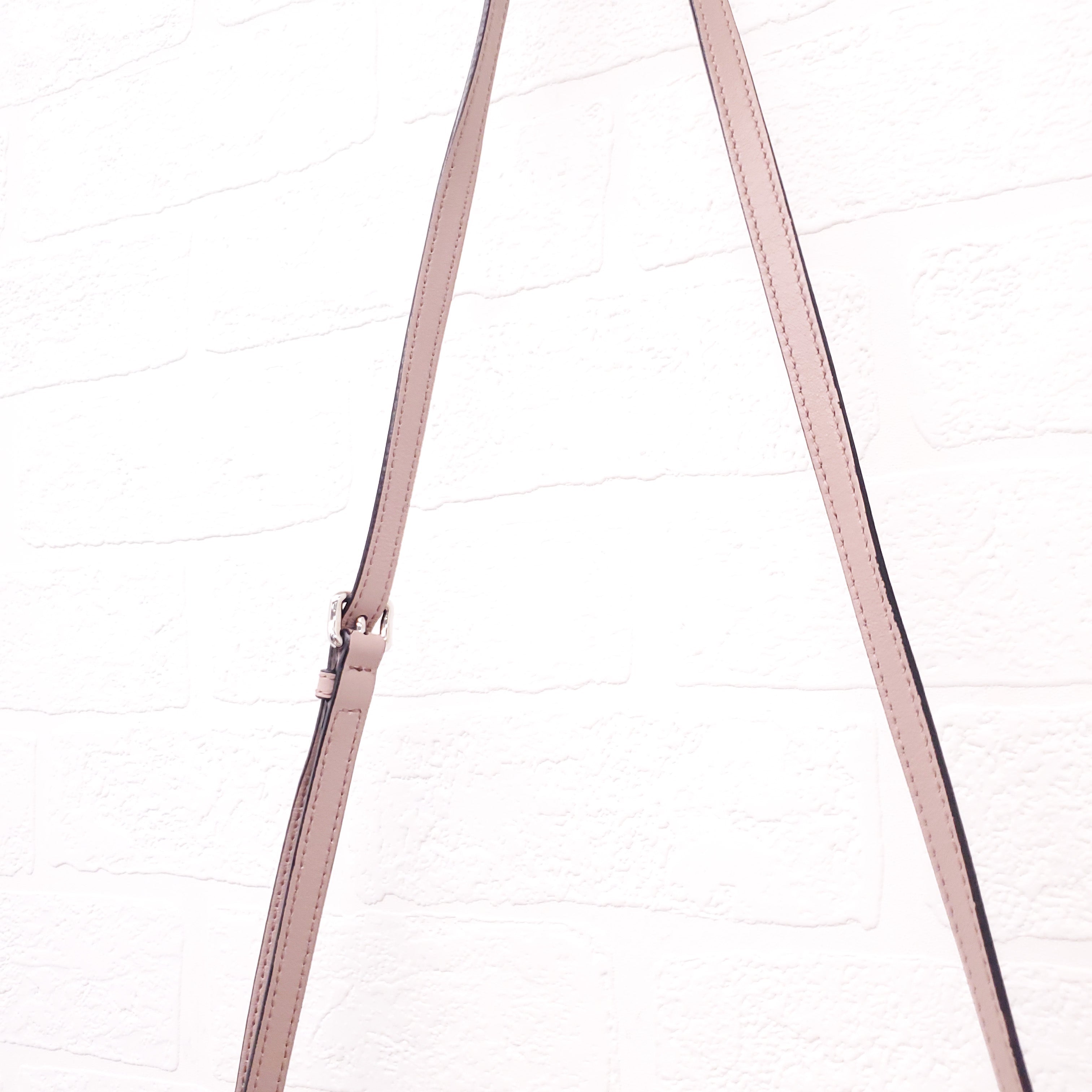 MIU MIU LOGO LEATHER CROSSBODY SATCHEL
