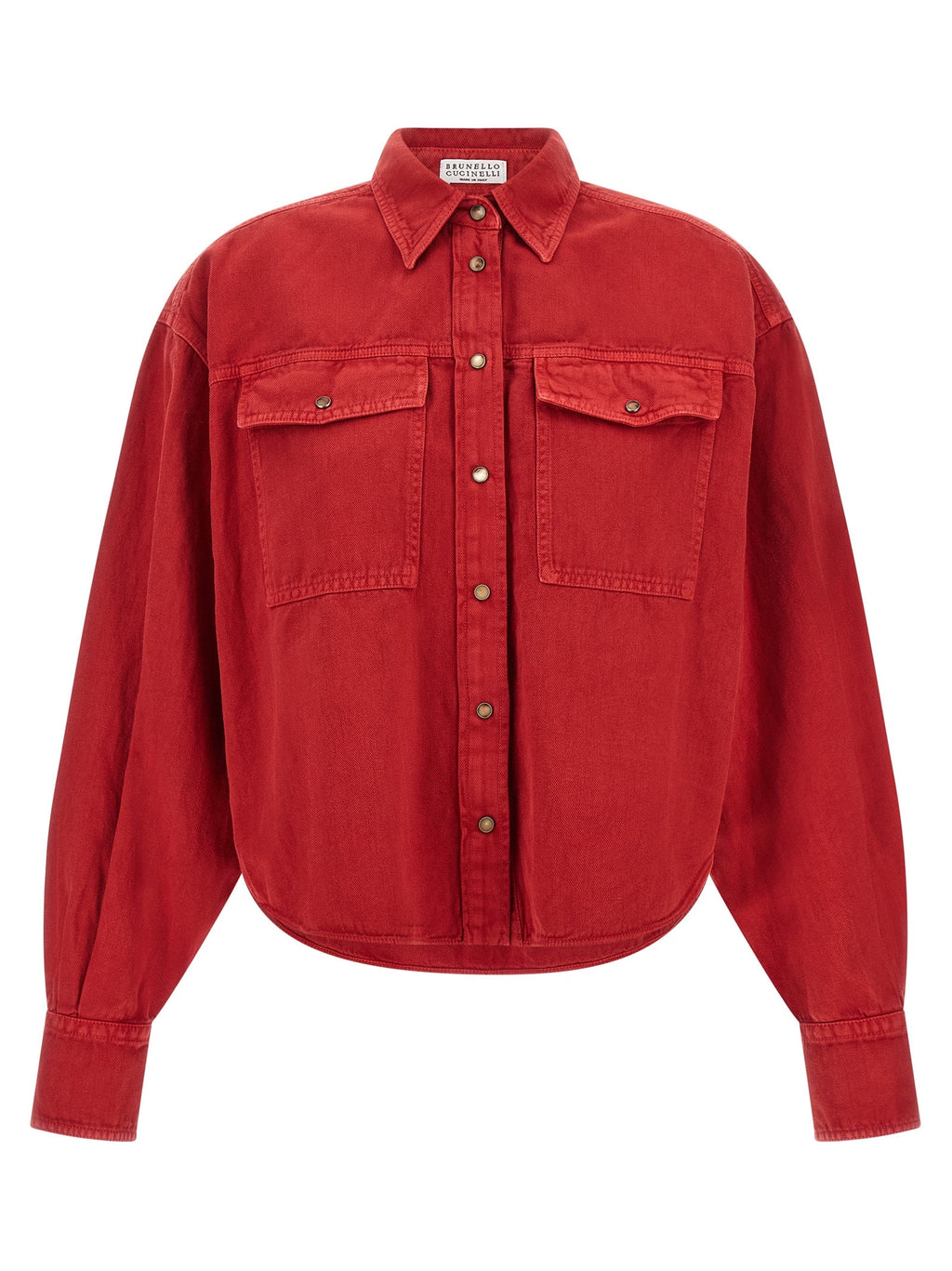 Brunello Cucinelli Women Cotton And Linen Shirt