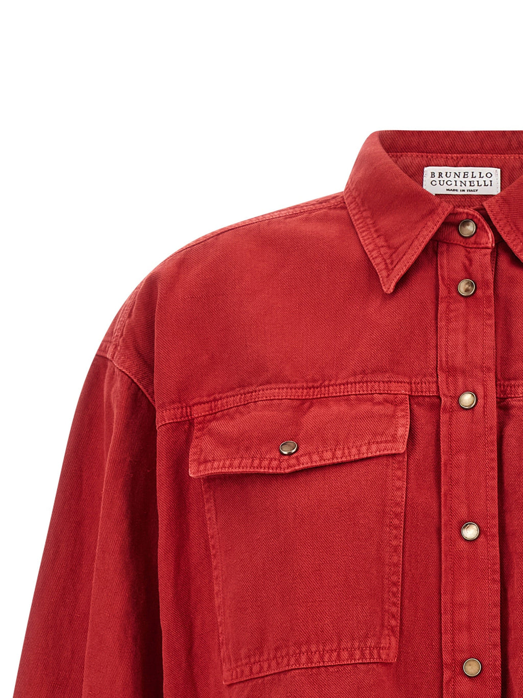 Brunello Cucinelli Women Cotton And Linen Shirt