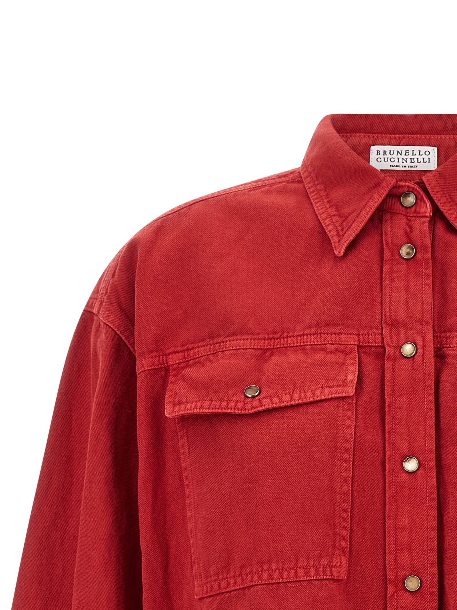 Brunello Cucinelli Women Cotton And Linen Shirt