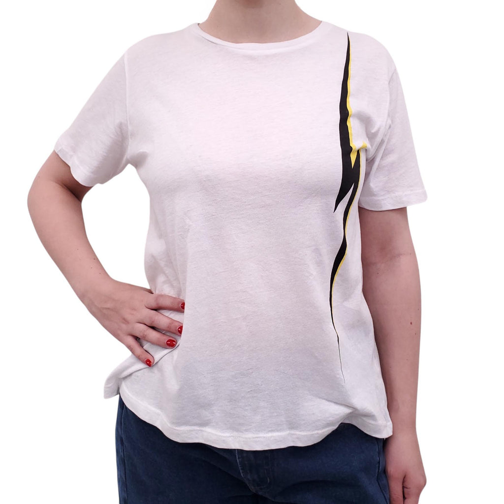 MONROW LIGHTNING GRAPHIC T-SHIRT - SIZE M