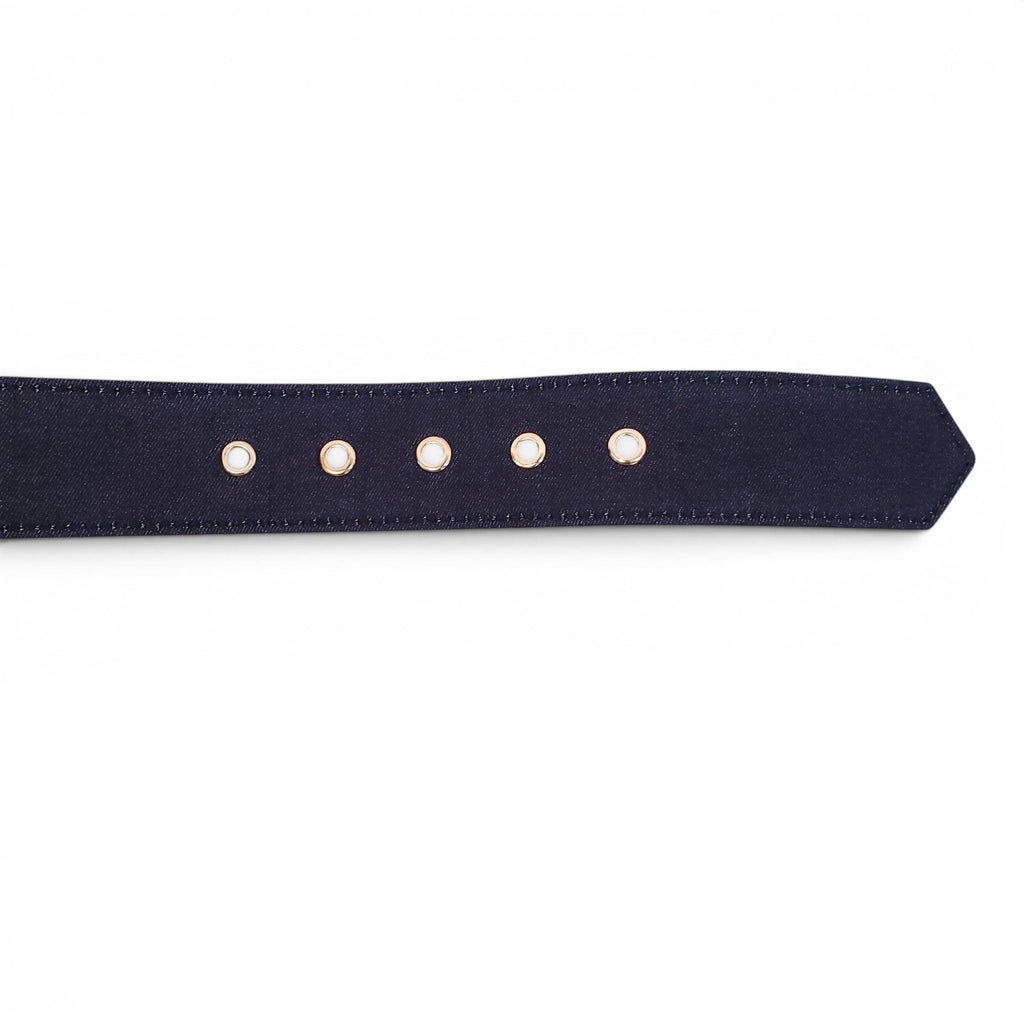 MOSCHINO CHEAP AND CHIC DENIM BELT - SIZE 44