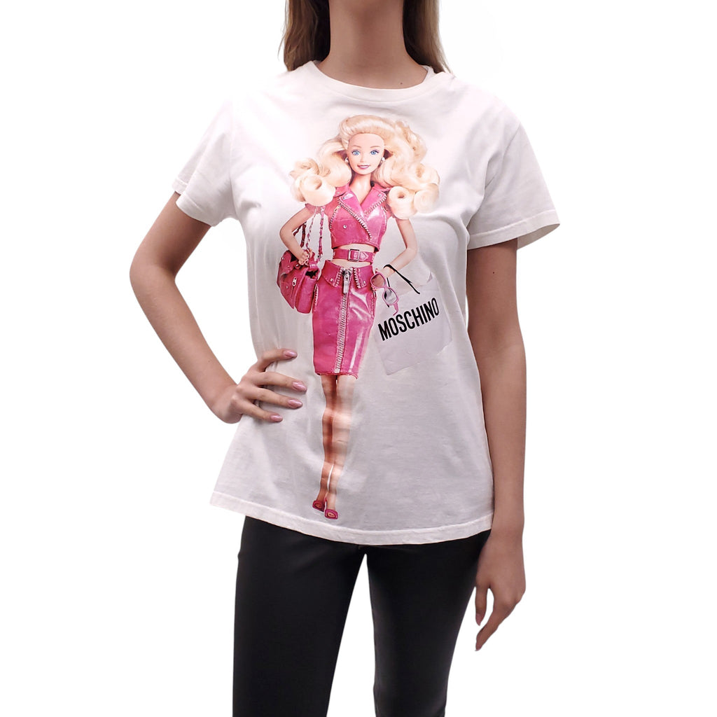 MOSCHINO COUTURE BARBIE GRAPHIC T-SHIRT - SIZE S
