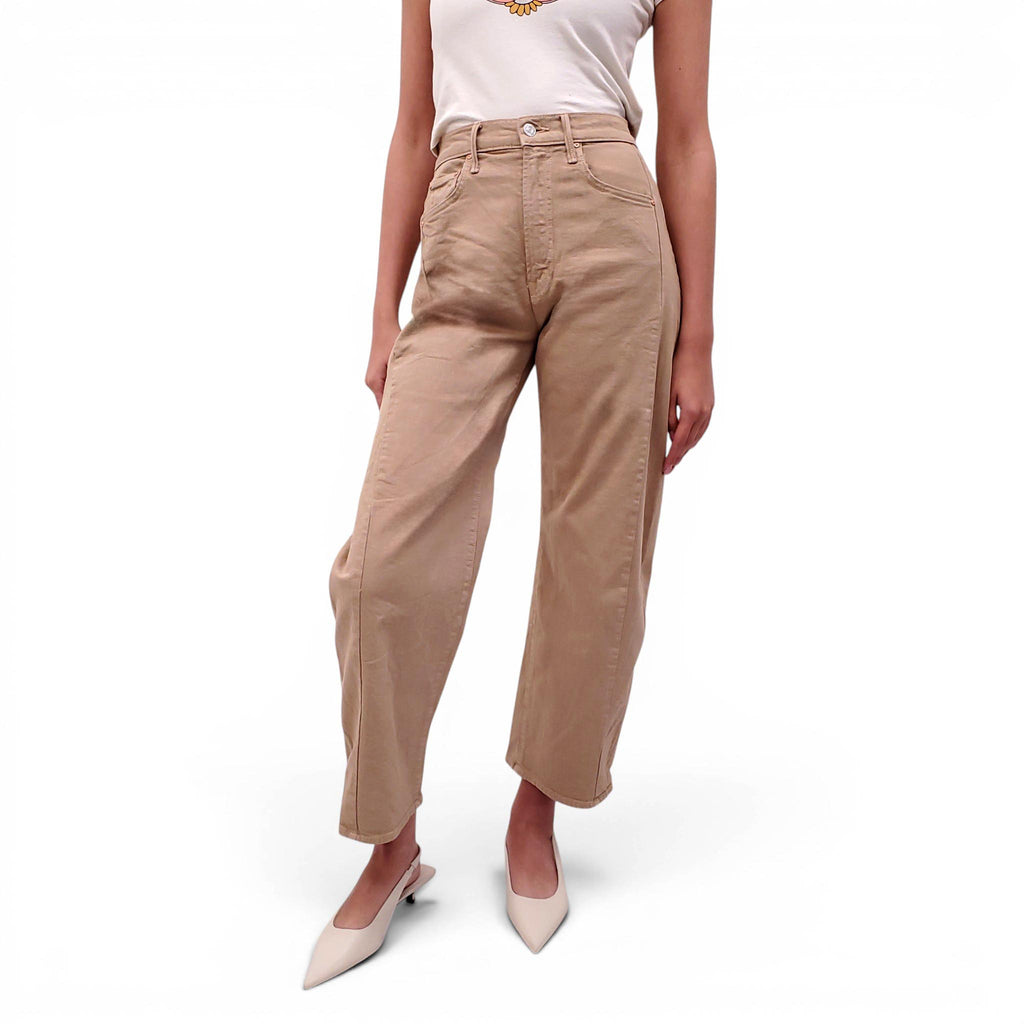 MOTHER KHAKI 'HALF PIPE FLOOD' CARGO JEANS - SIZE 25