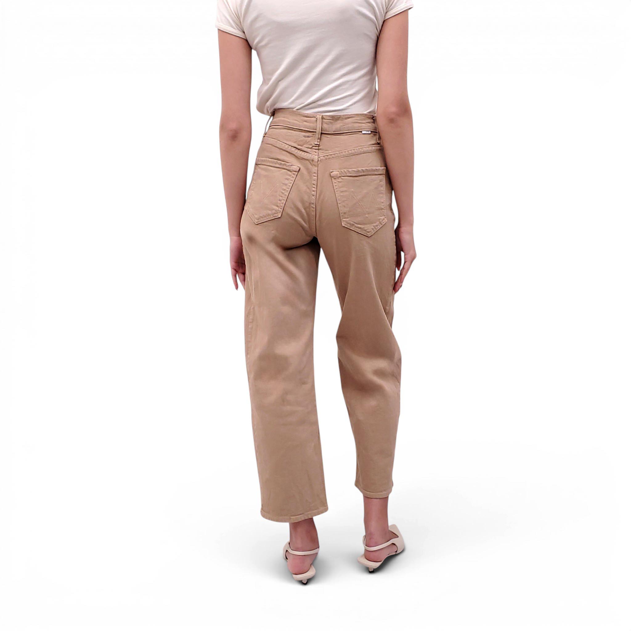 MOTHER KHAKI 'HALF PIPE FLOOD' CARGO JEANS - SIZE 25