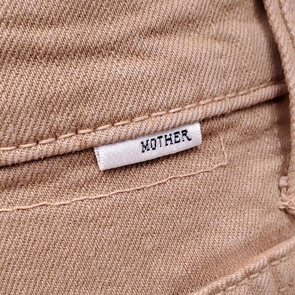 MOTHER KHAKI 'HALF PIPE FLOOD' CARGO JEANS - SIZE 25