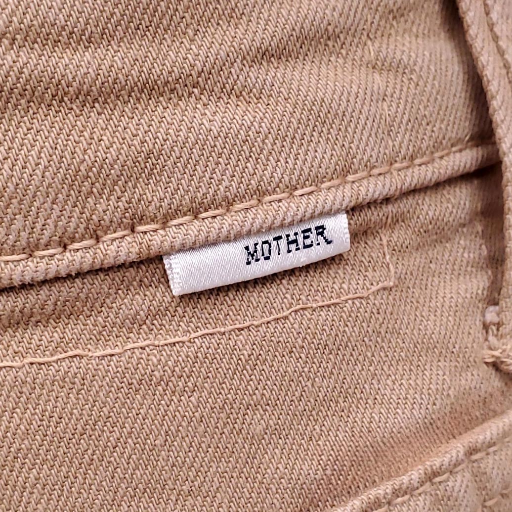 MOTHER KHAKI 'HALF PIPE FLOOD' CARGO JEANS - SIZE 25