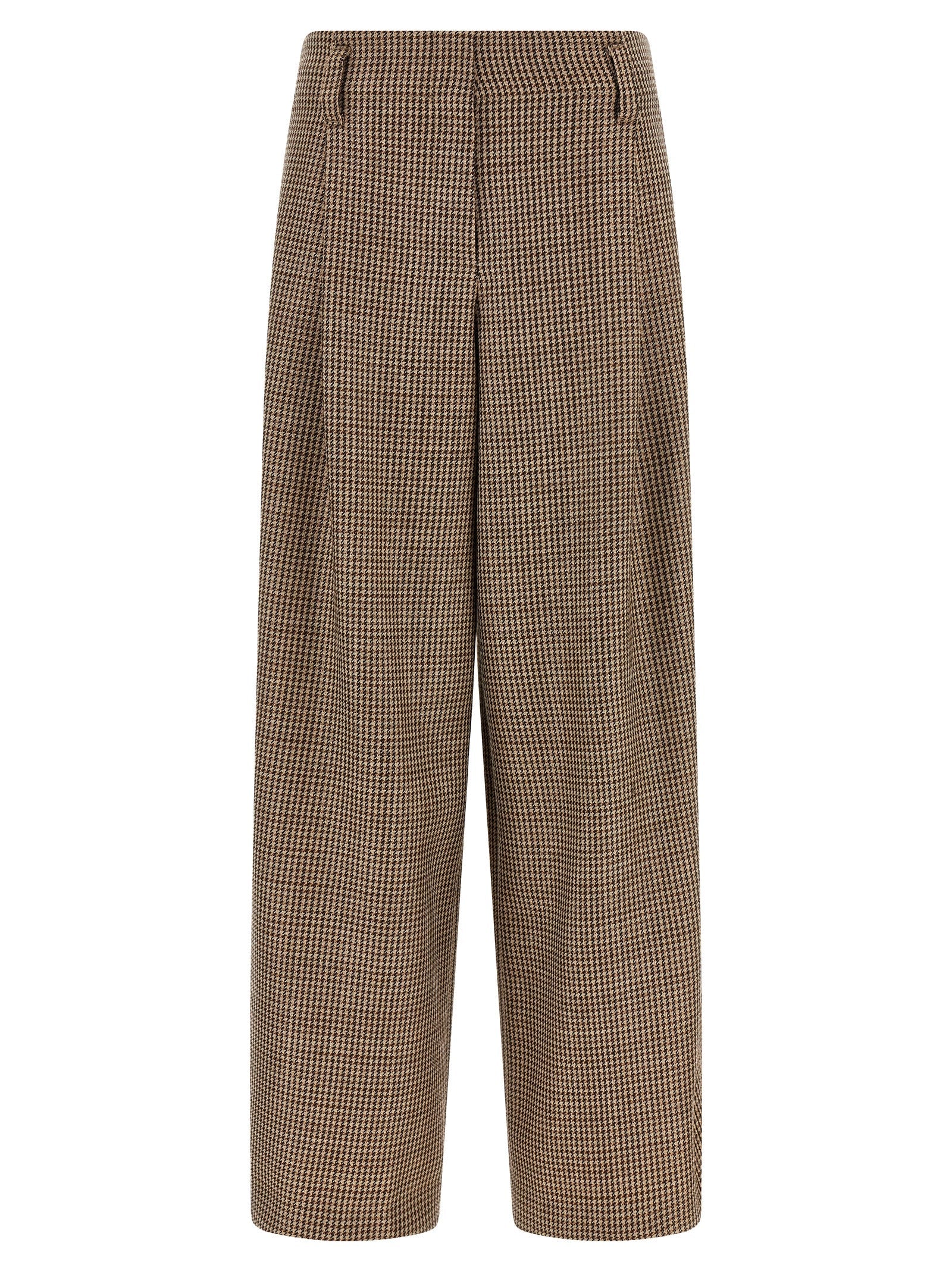 Brunello Cucinelli Women Prince Of Wales Lamé Pants