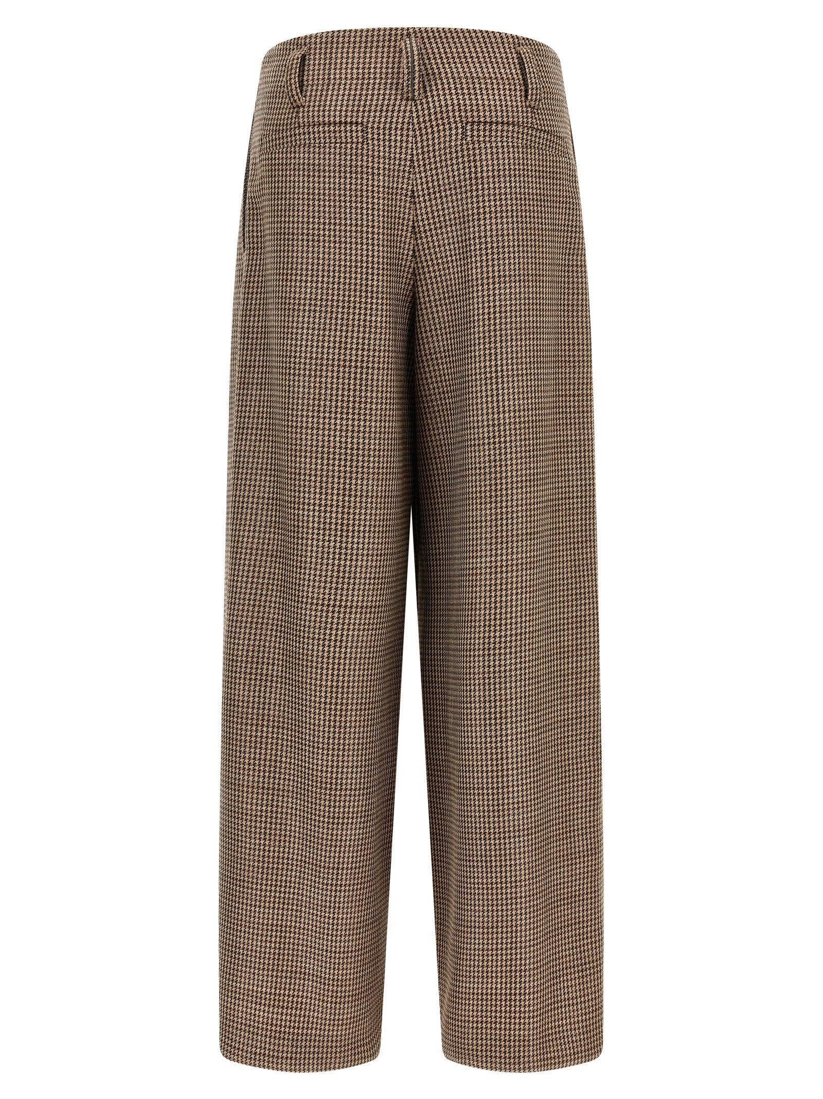 Brunello Cucinelli Women Prince Of Wales Lamé Pants