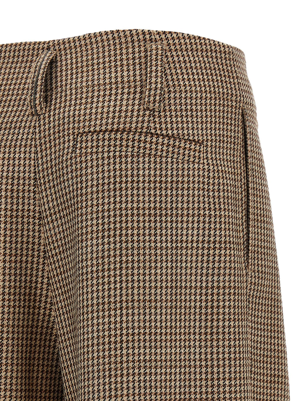 Brunello Cucinelli Women Prince Of Wales Lamé Pants