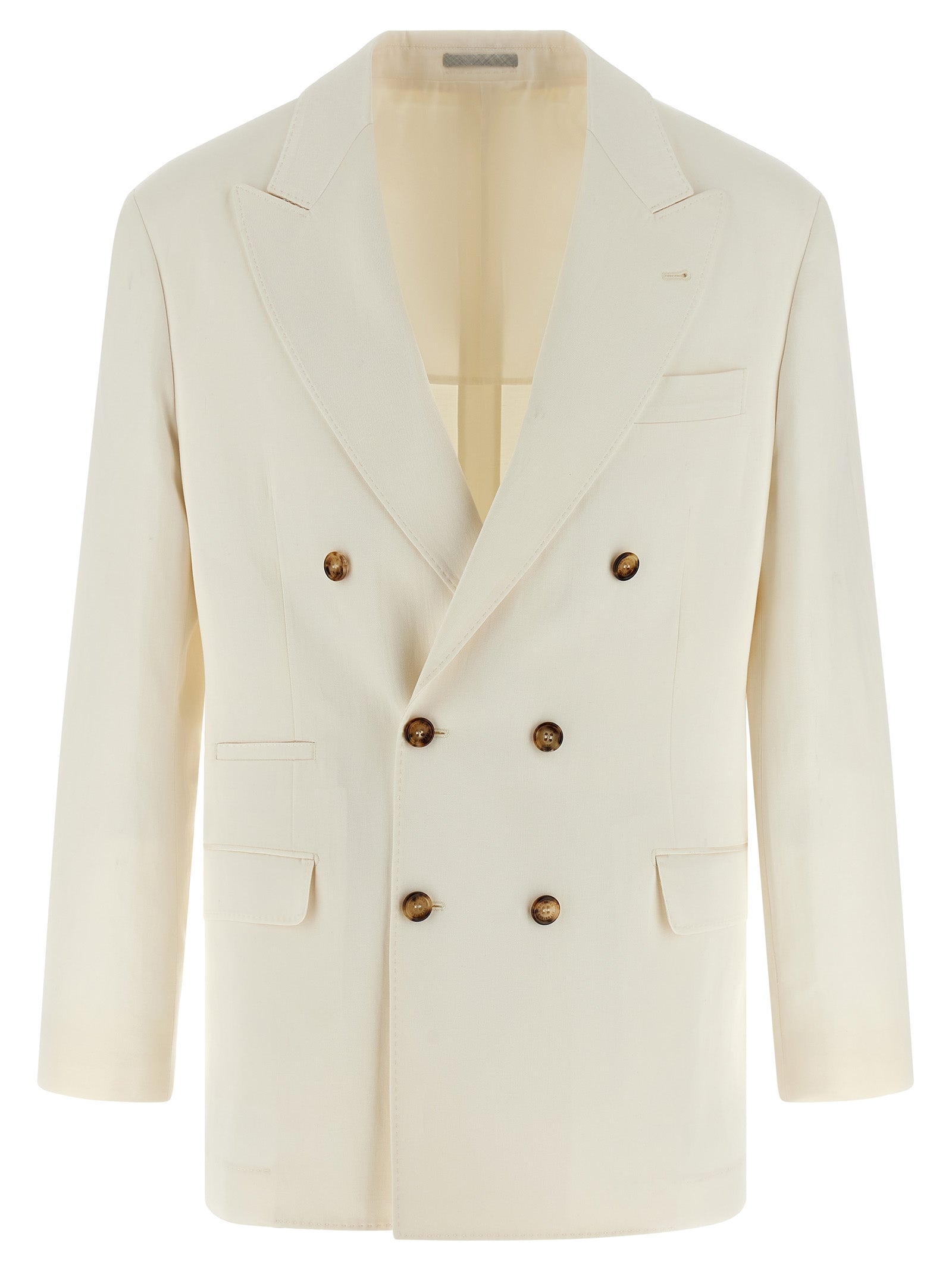 Brunello Cucinelli Men Linen Silk Blazer
