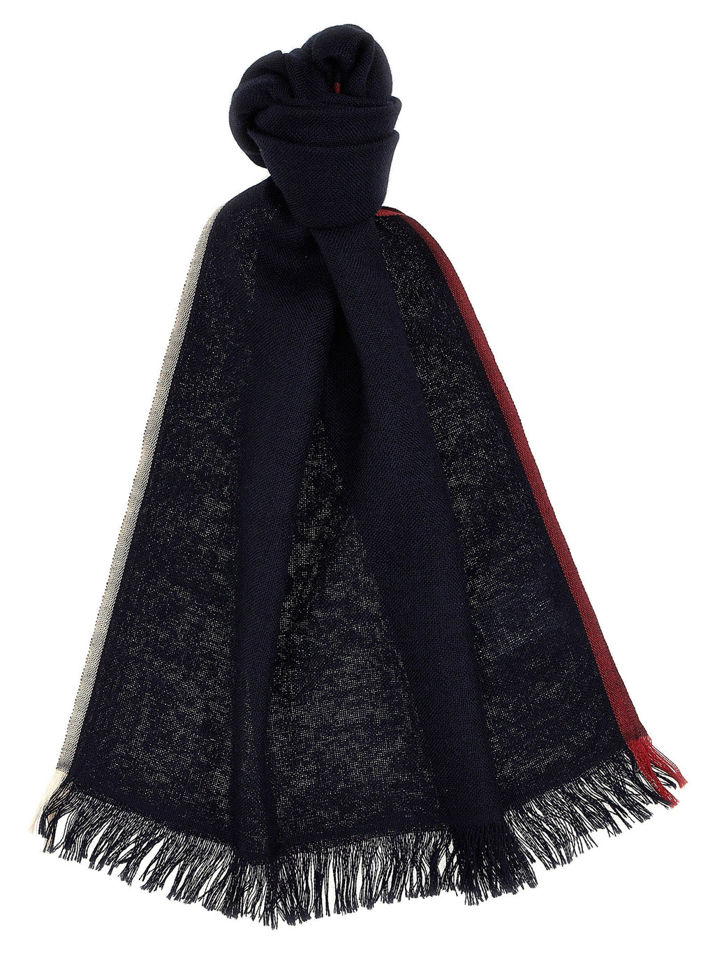Brunello Cucinelli Men Contrast Border Scarf