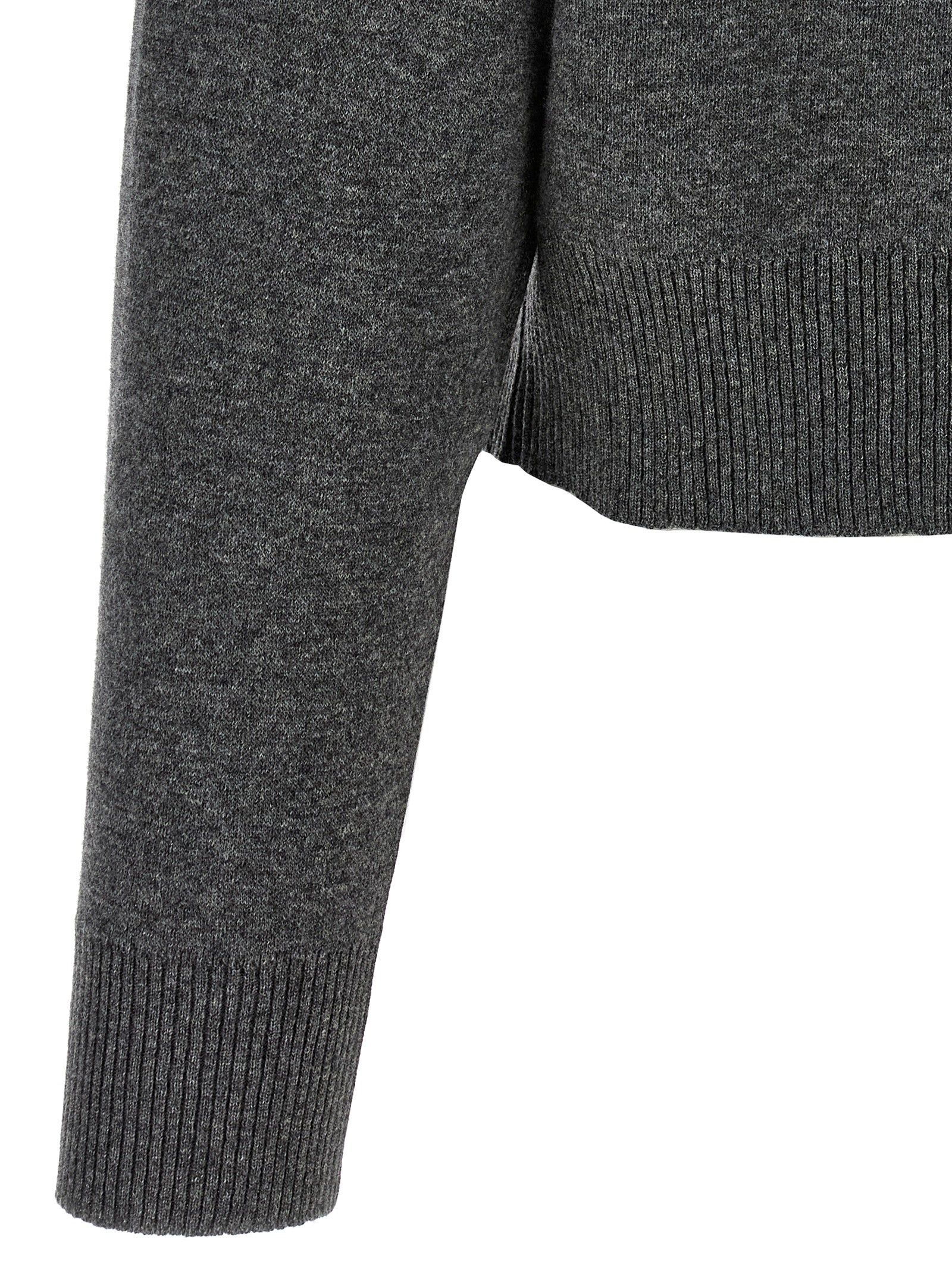 Brunello Cucinelli Women 'Shiny Zipper Pull' Wool Cardigan