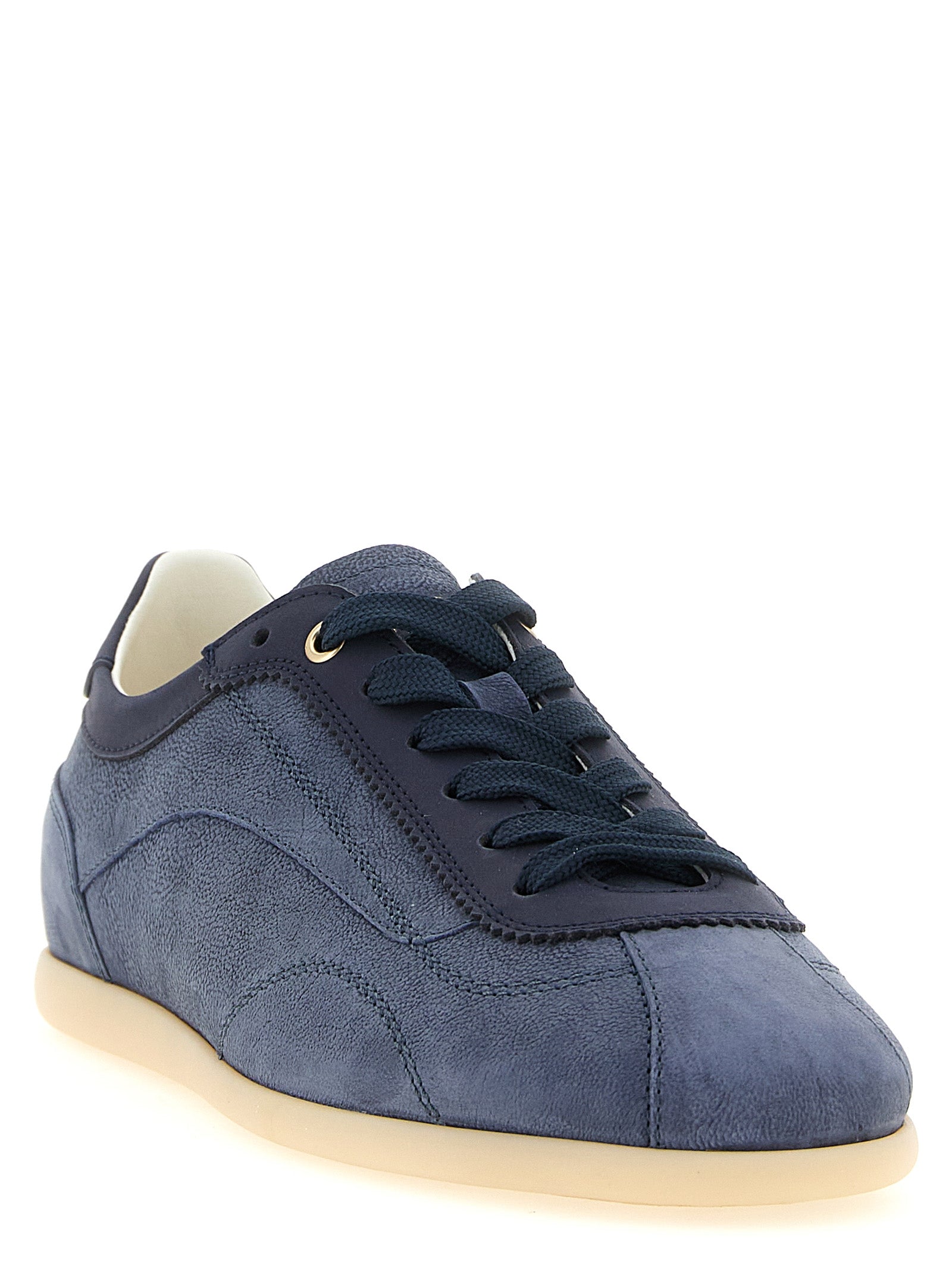 Brunello Cucinelli Men Texture Nubuck Sneakers
