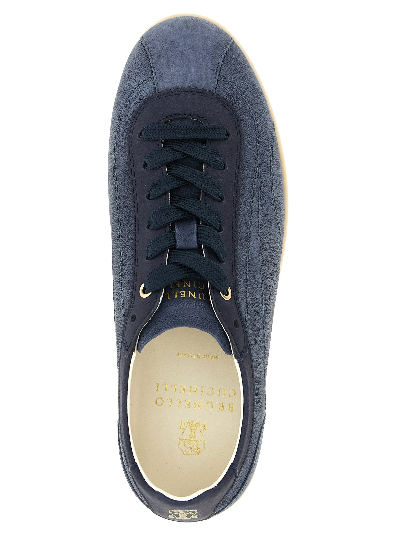 Brunello Cucinelli Men Texture Nubuck Sneakers