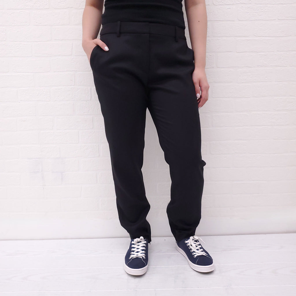 NILI LOTAN BLACK LEO PANTS - SIZE 6