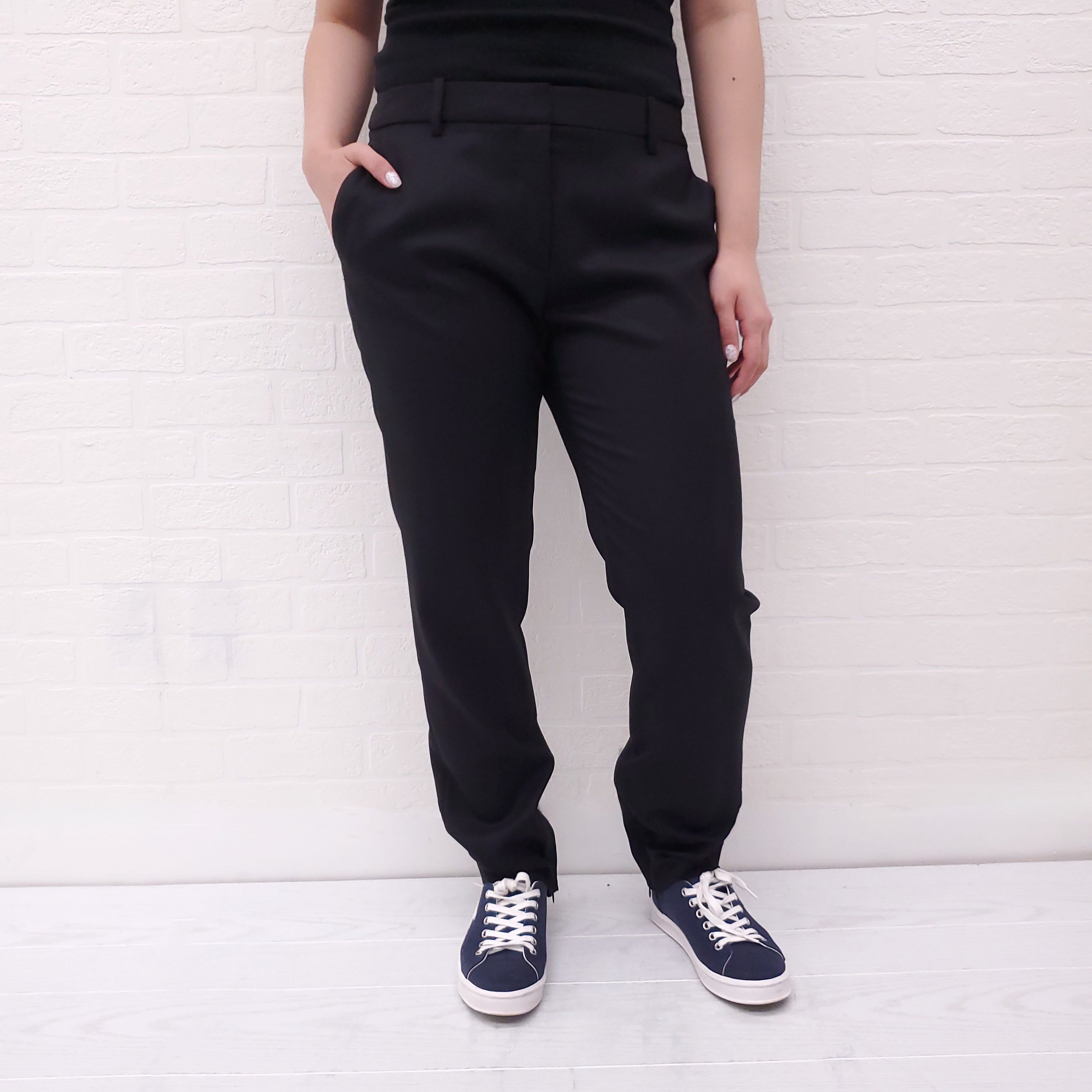 NILI LOTAN BLACK LEO PANTS - SIZE 6