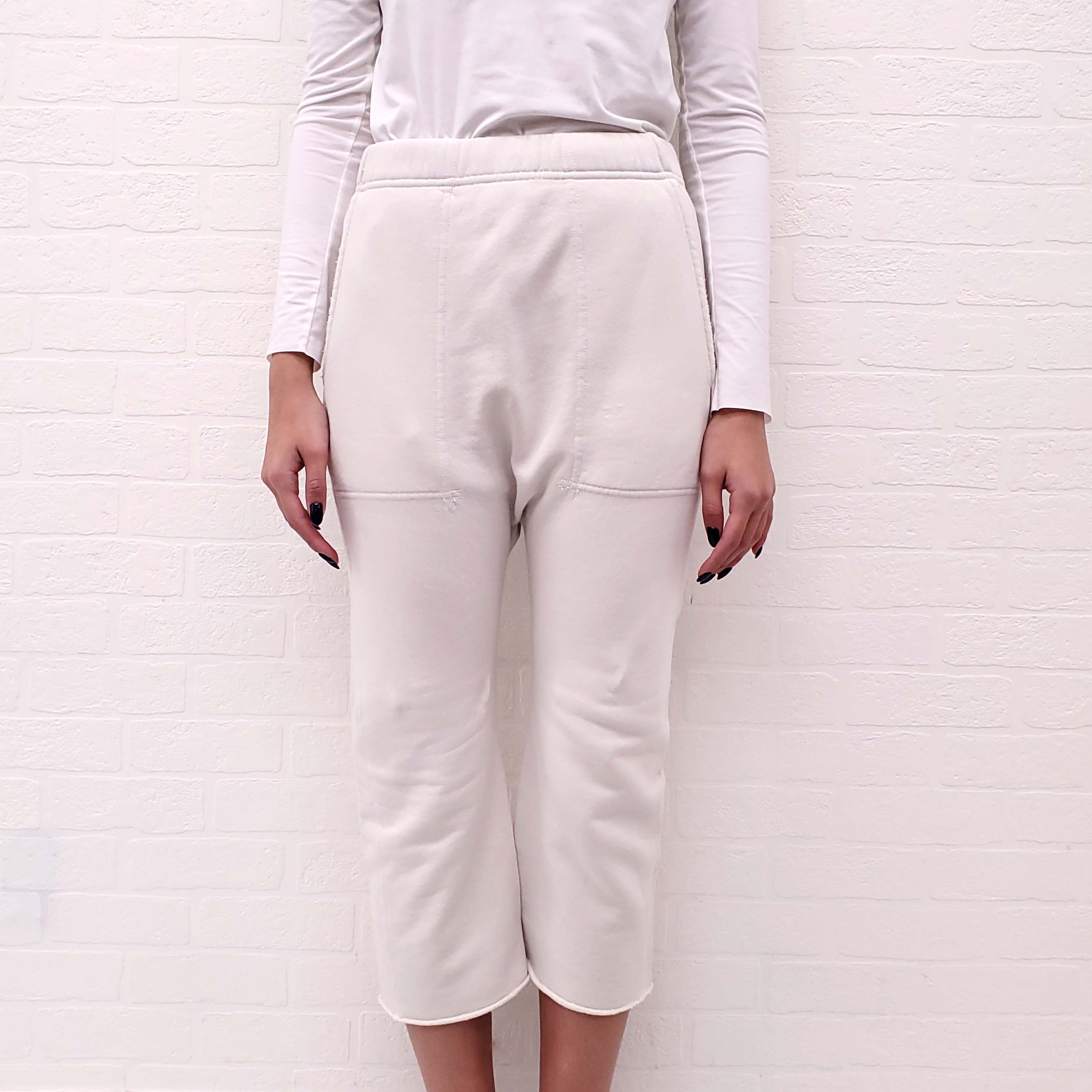 NILI LOTAN CREAM SWEATPANTS - SIZE XS