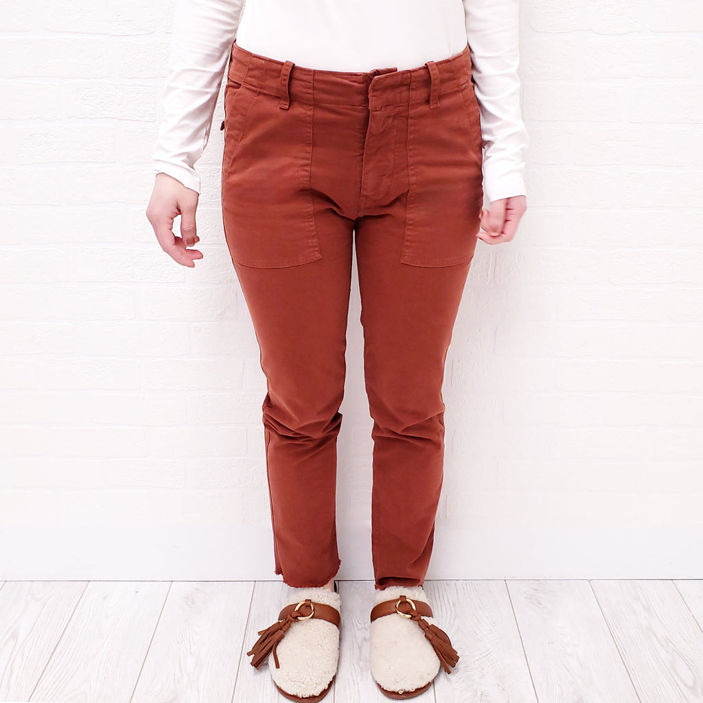 NILI LOTAN RUST 'JENNA' PANTS - SIZE 0