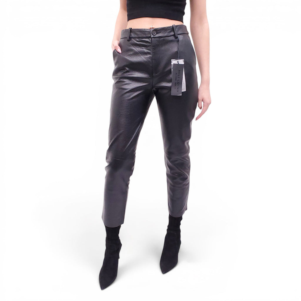 NILI LOTAN 'MONTAUK' LEATHER PANTS - SIZE 6