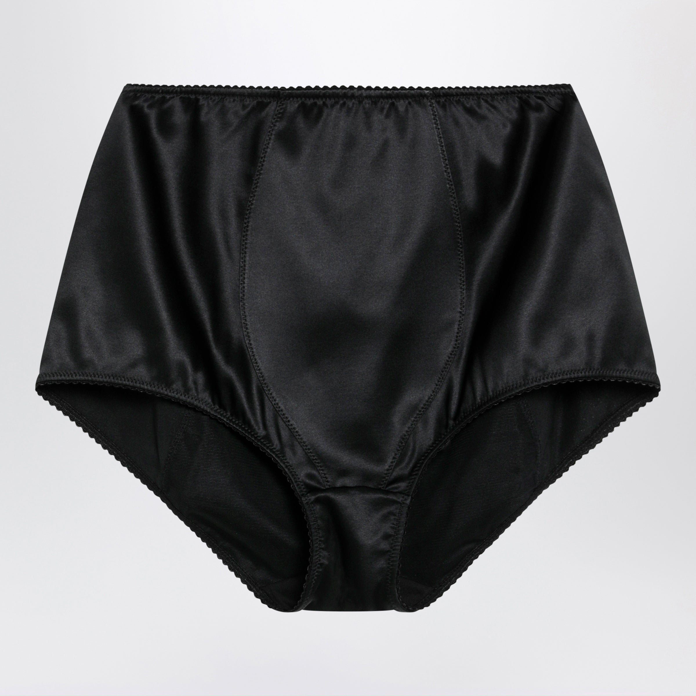 Dolce&Gabbana Black Satin Culottes Women