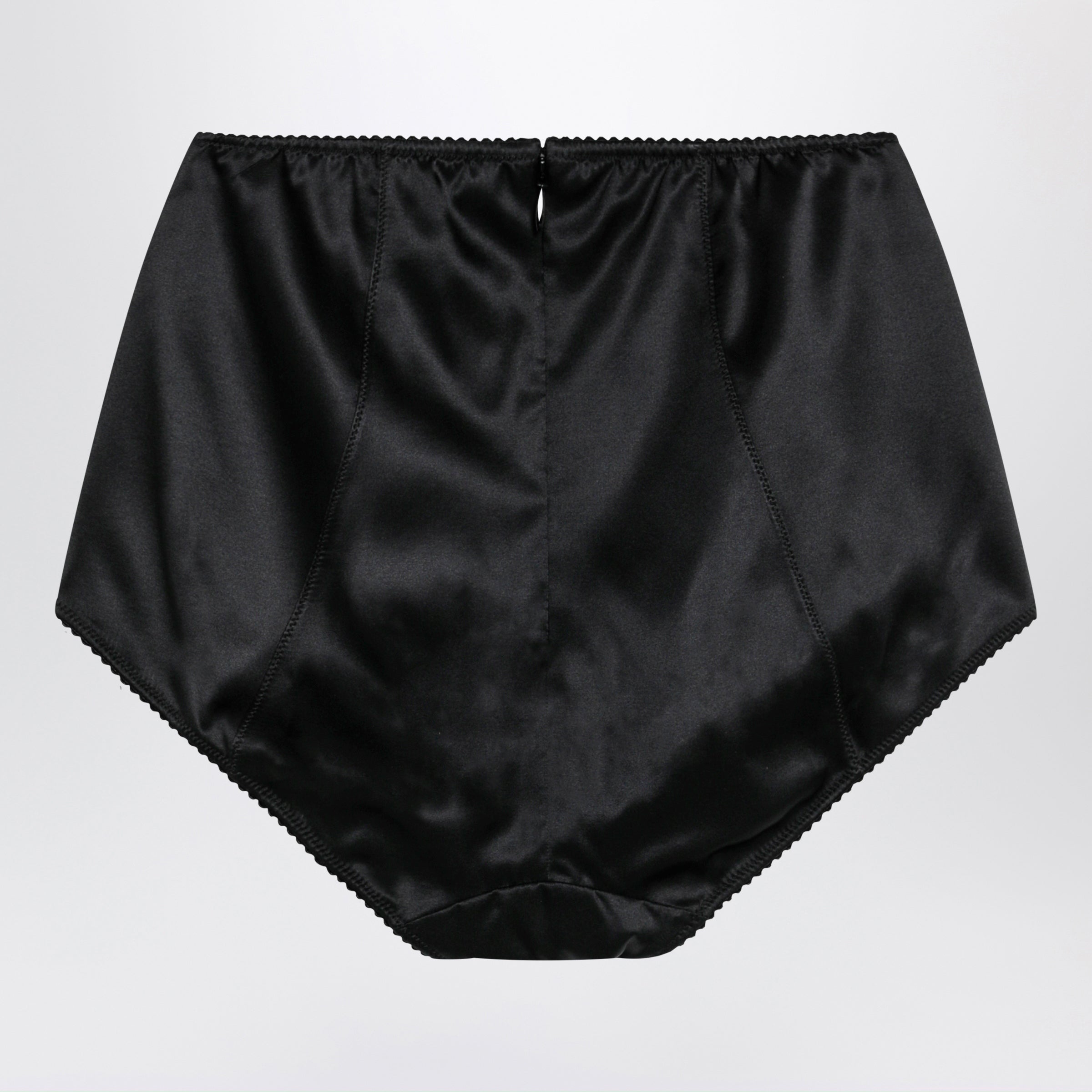 Dolce&Gabbana Black Satin Culottes Women