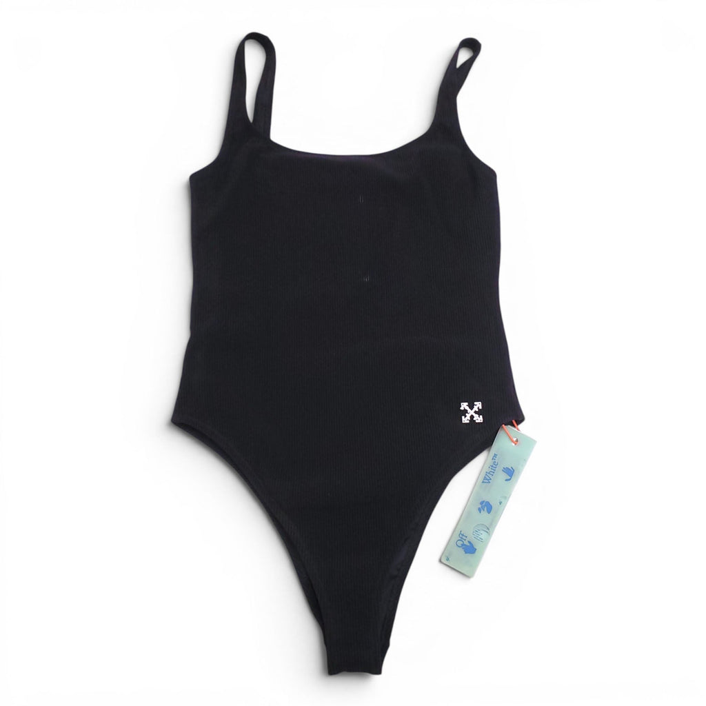 OFF-WHITE BLACK ONE-PIECE SWIMSUIT - SIZE 44