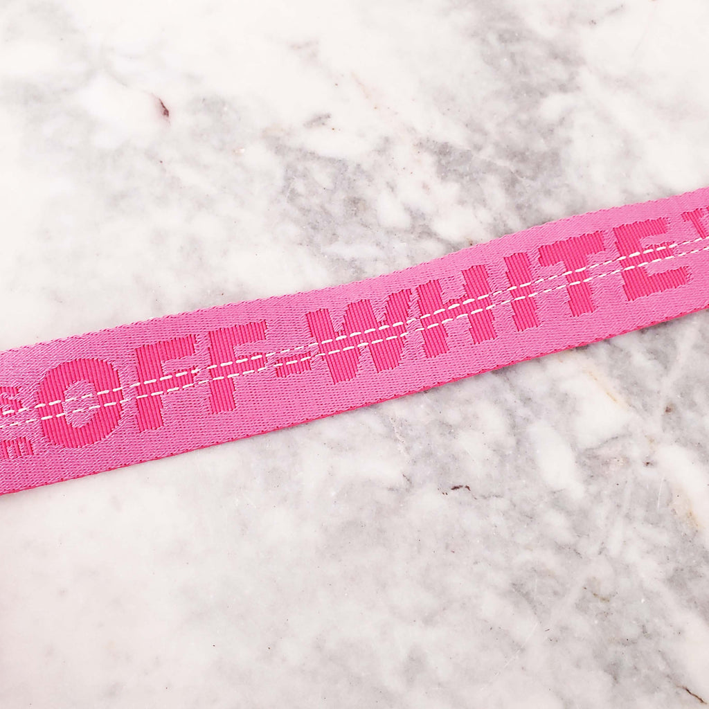 OFF-WHITE PINK INDUSTRIAL BELT - SIZE O/S