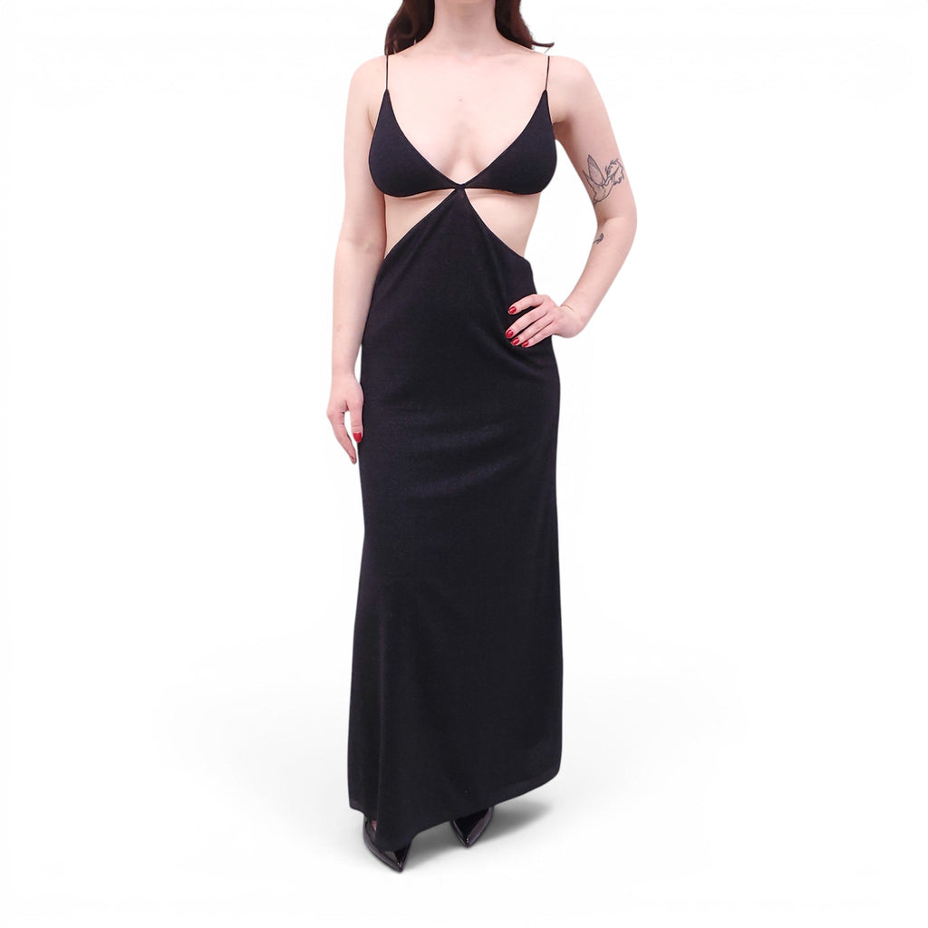 OSÉREE BLACK SPARKLE DRESS - SIZE S