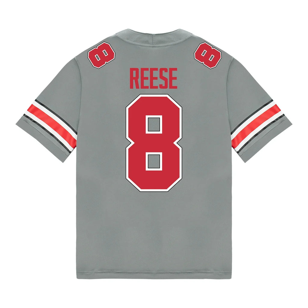 Arvell Reese Ohio State Buckeyes Jersey – Grey