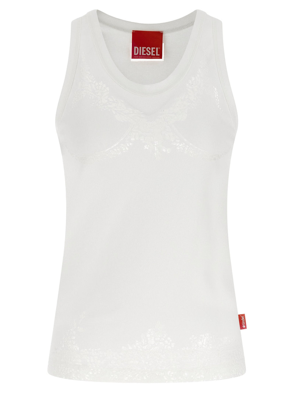 Diesel Women Diesel X Tinder 'Pr-T-Anki-Lace-R' Tank Top