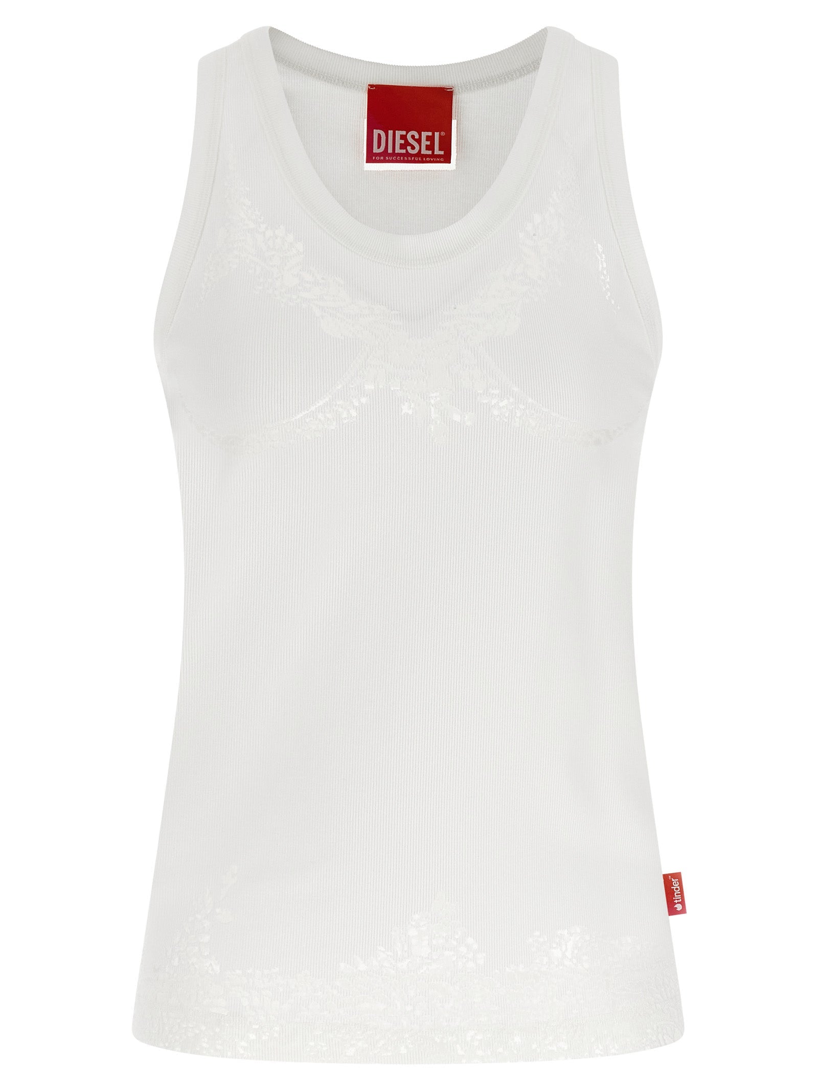 Diesel Women Diesel X Tinder 'Pr-T-Anki-Lace-R' Tank Top