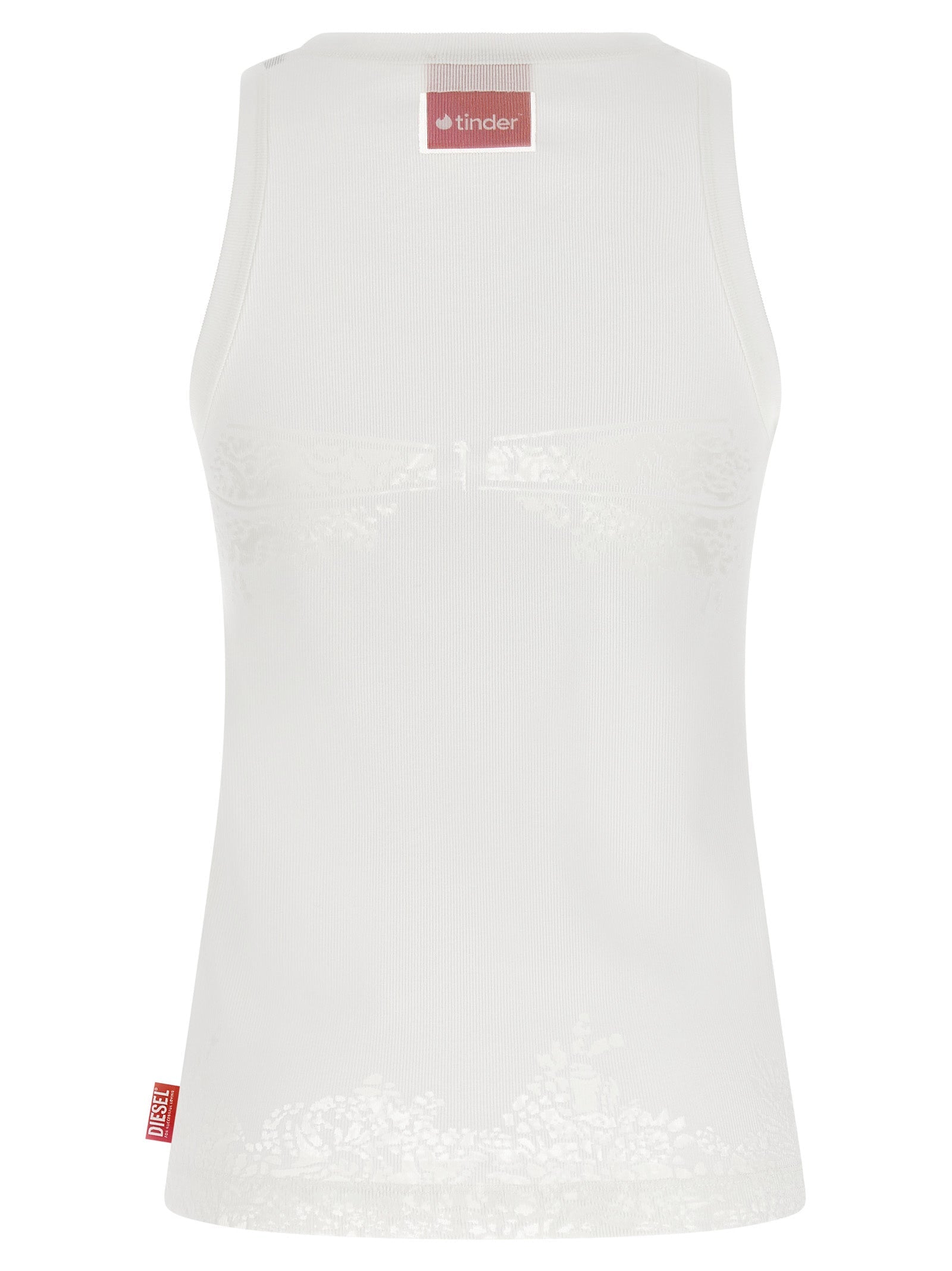 Diesel Women Diesel X Tinder 'Pr-T-Anki-Lace-R' Tank Top