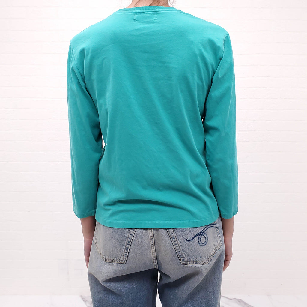 PANGAIA BLUE LONG SLEEVE - SIZE XXS