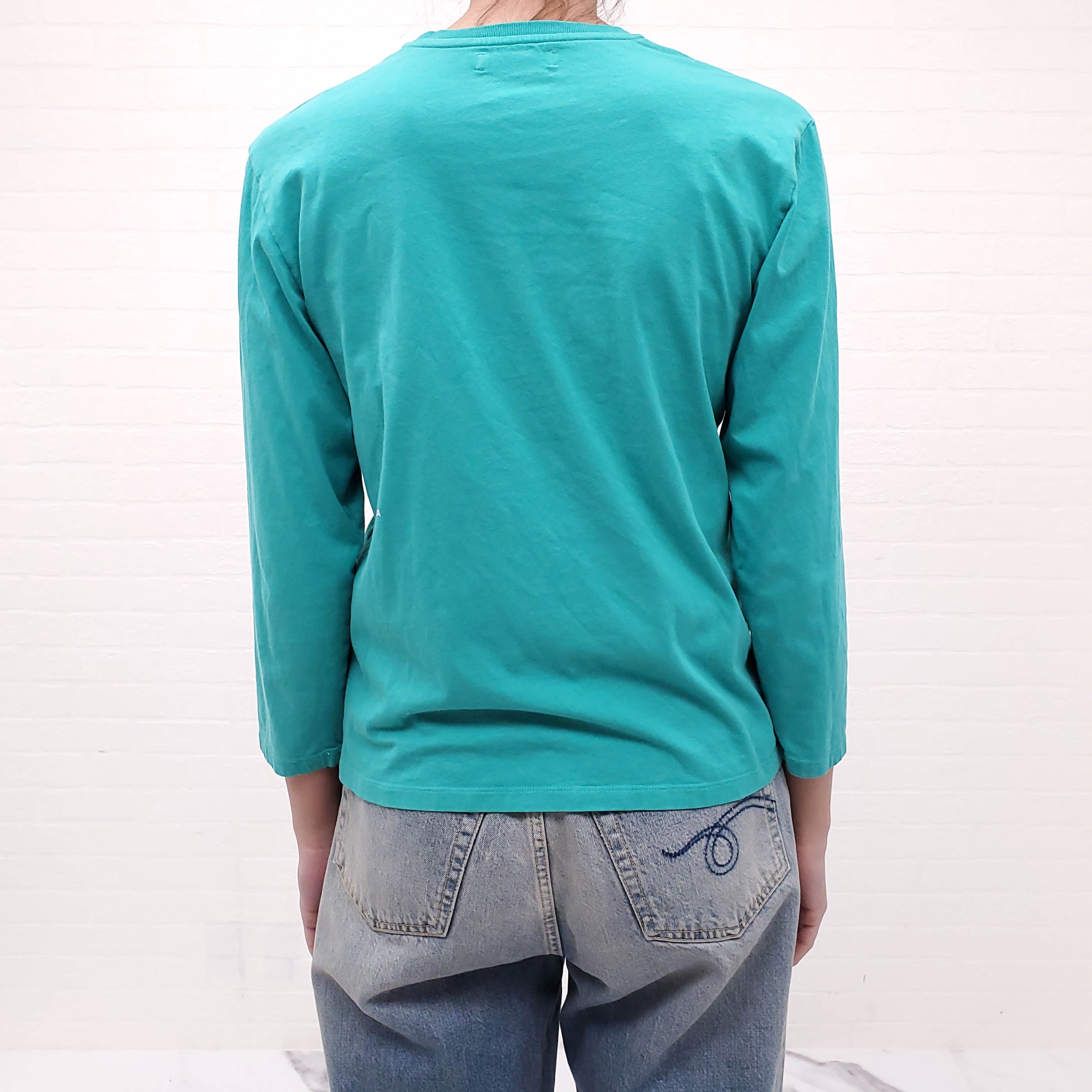 PANGAIA BLUE LONG SLEEVE - SIZE XXS