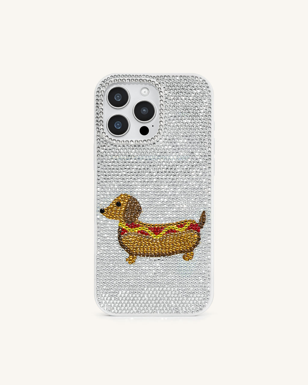 Dachshund Hot Dog Phone Case - White