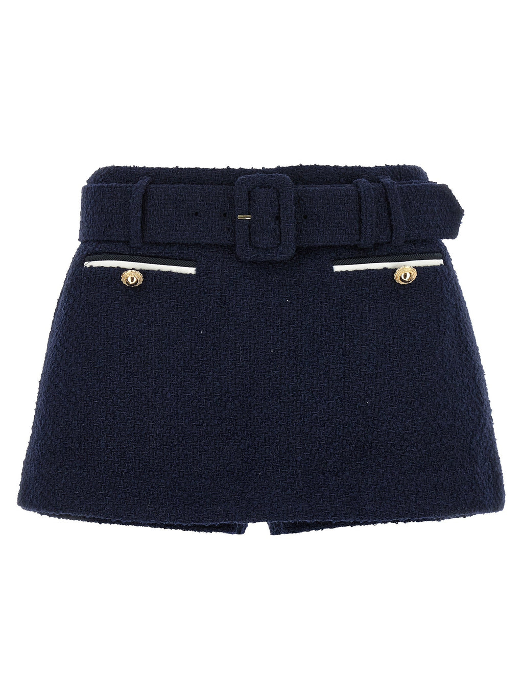 Self Portrait Women Bouclé Wool Skort