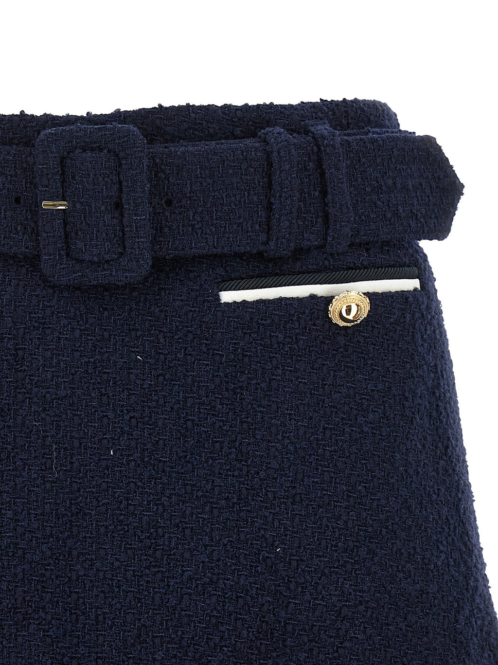 Self Portrait Women Bouclé Wool Skort