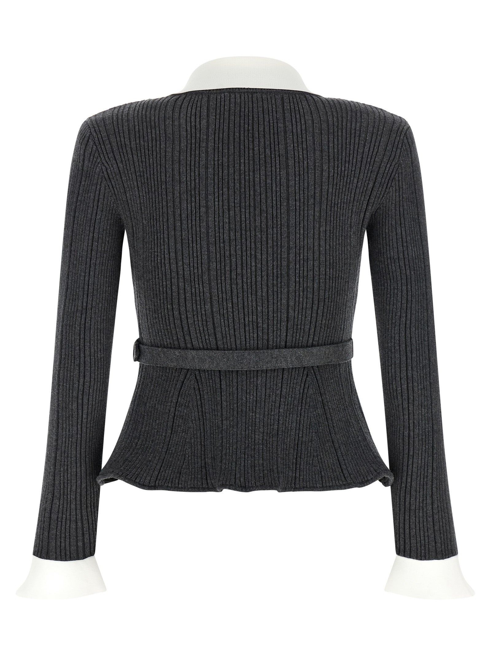 Self Portrait Women Ribbed Cardigan