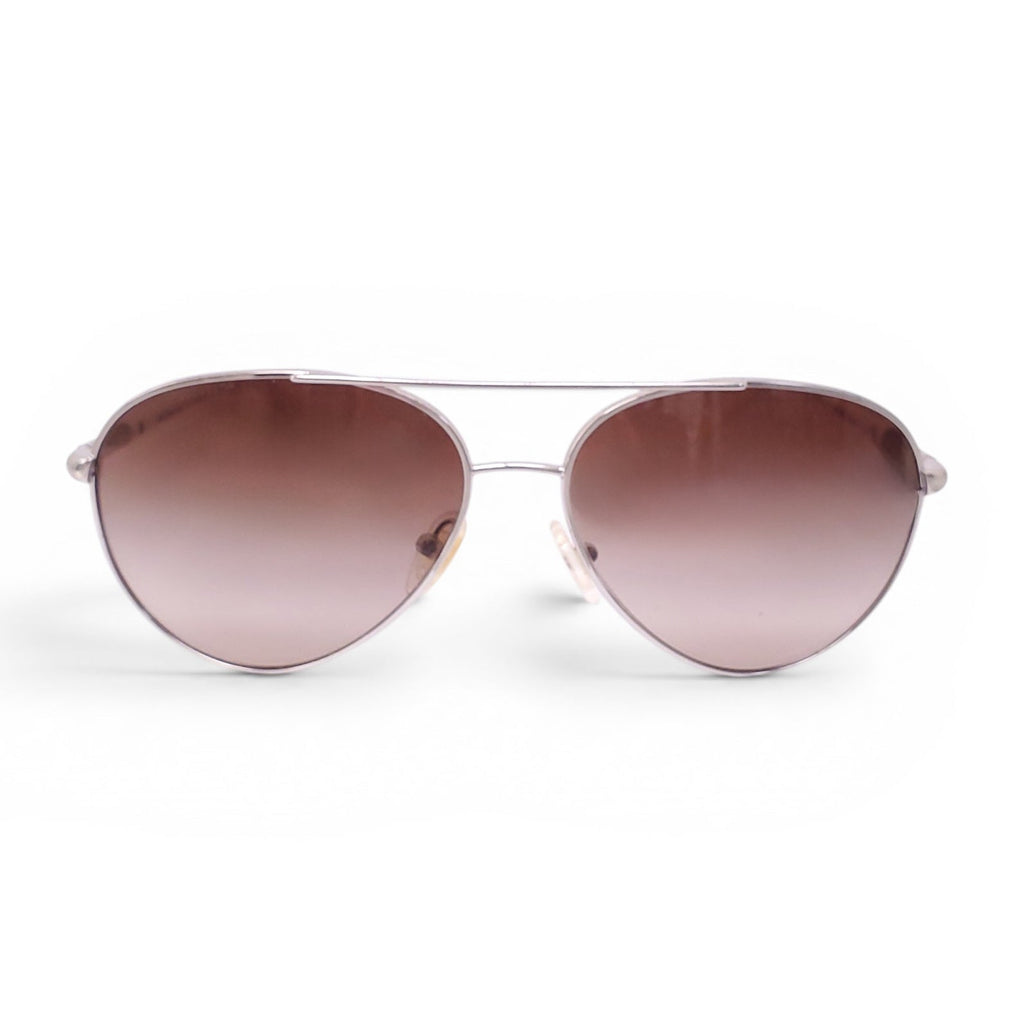PRADA AVIATOR SUNGLASSES WITH WHITE DETAIL