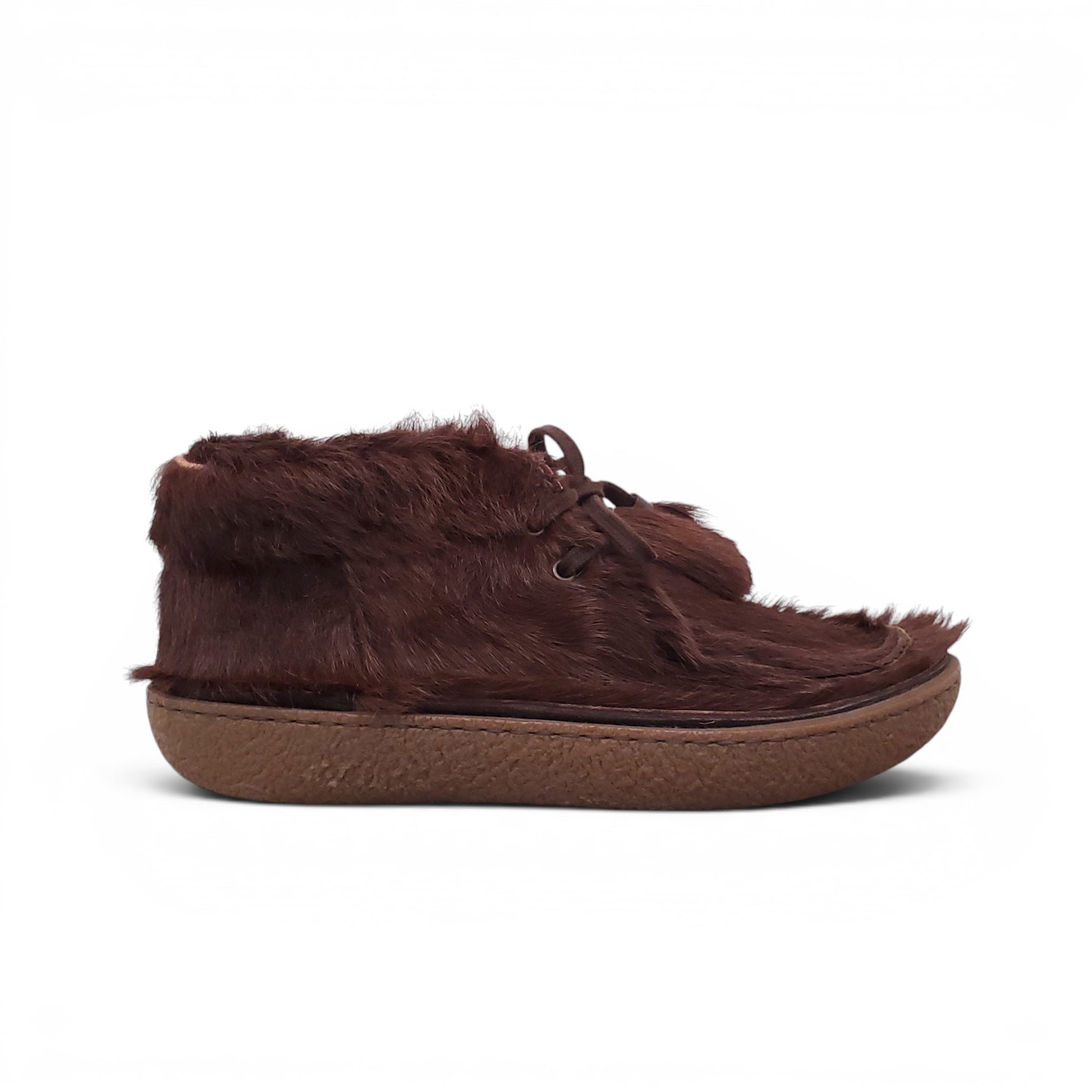 PRADA FUR MOCCASINS - MEN'S SIZE US 9