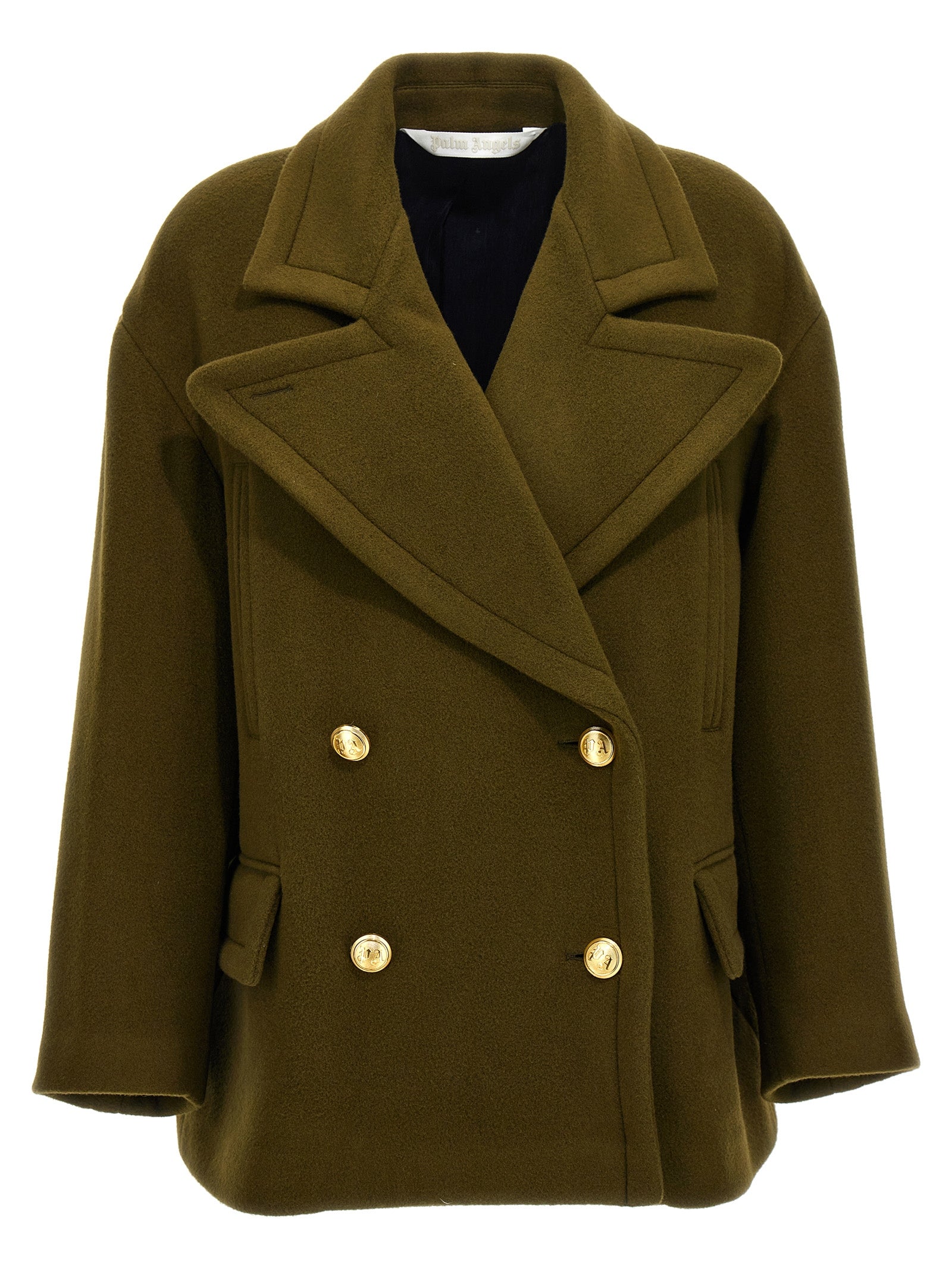 Palm Angels Women Palm Embroidery Coat