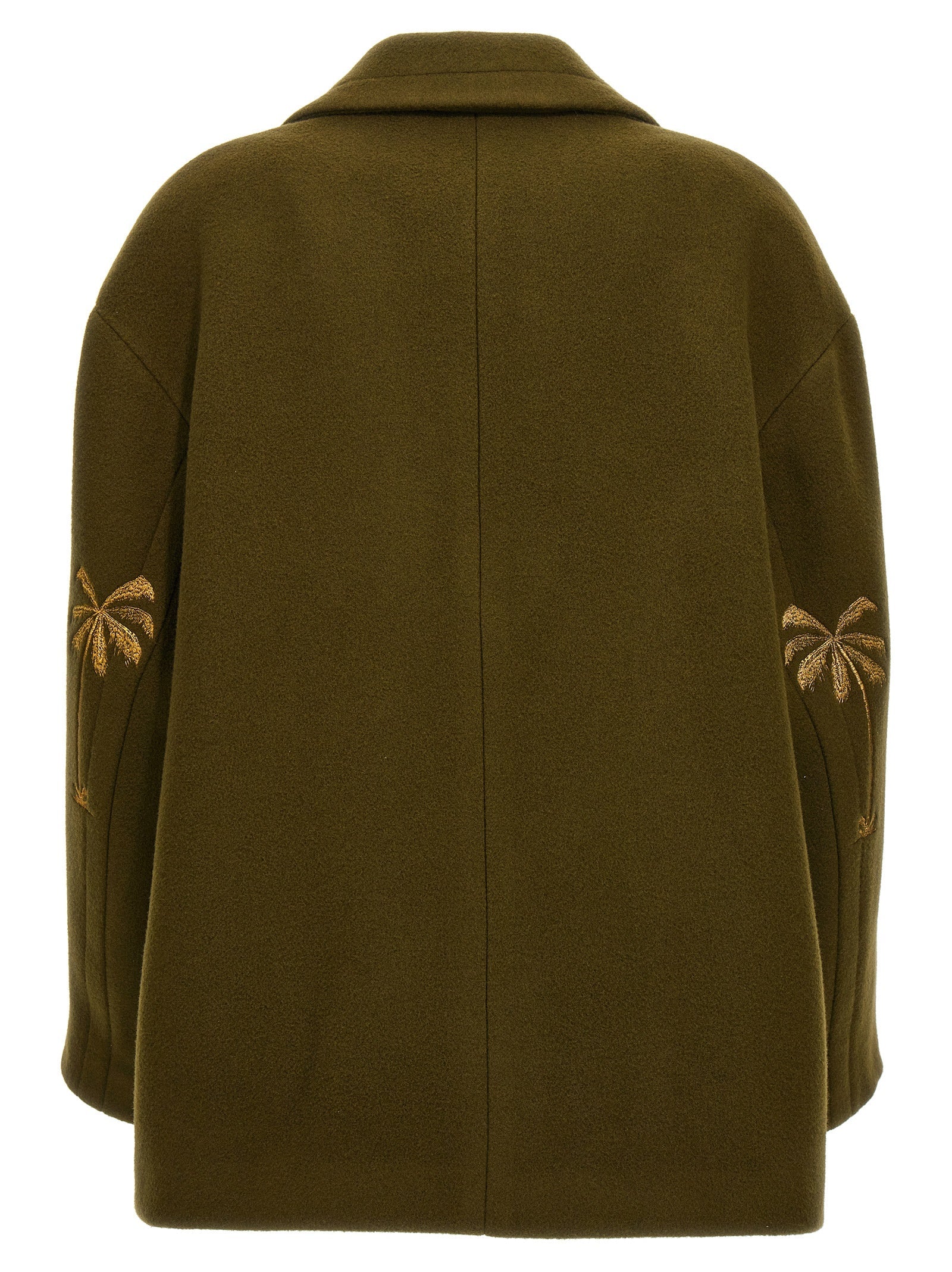 Palm Angels Women Palm Embroidery Coat