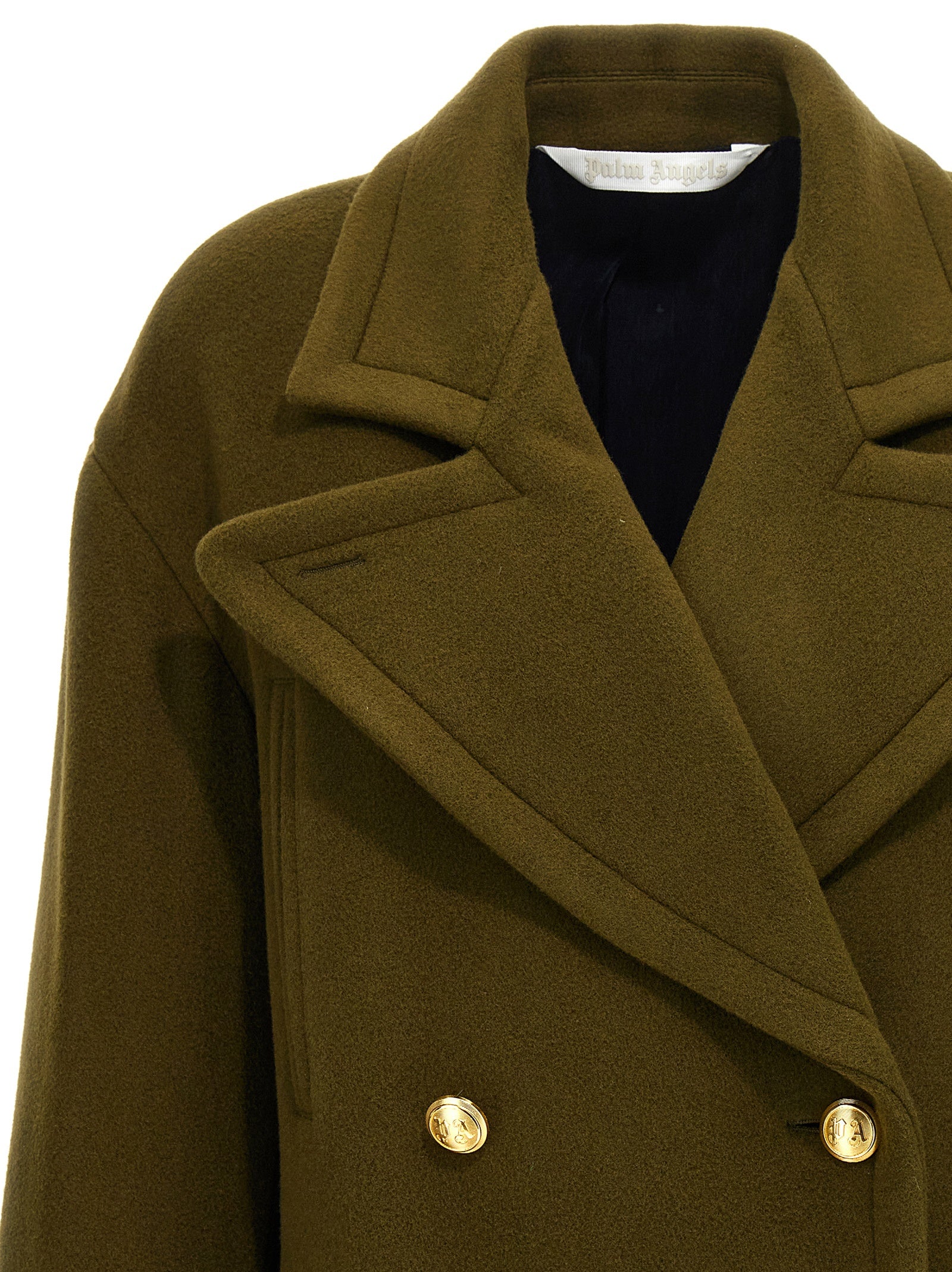 Palm Angels Women Palm Embroidery Coat