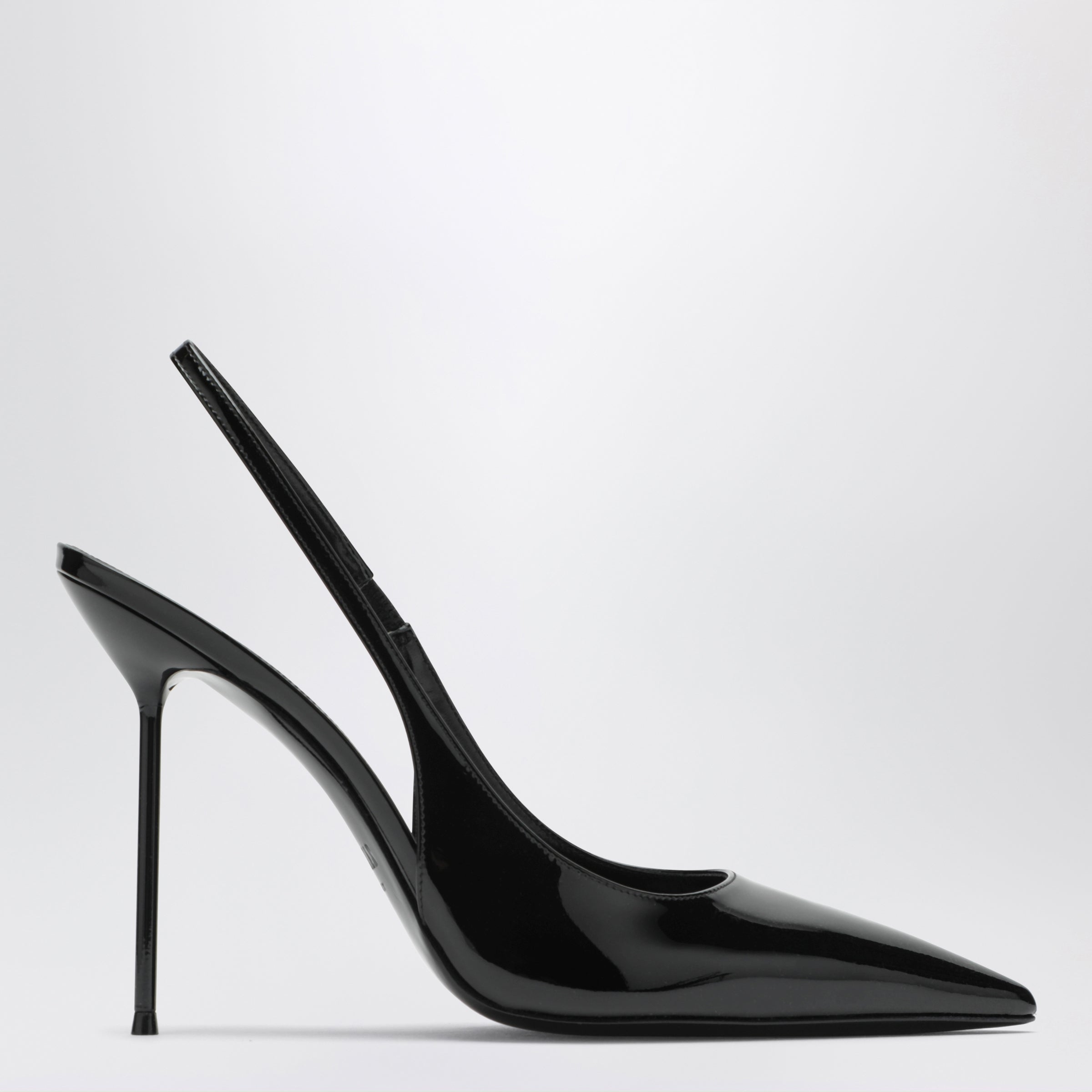 Paris Texas Lidia Slingback Pumps In Black Patent Leather Women