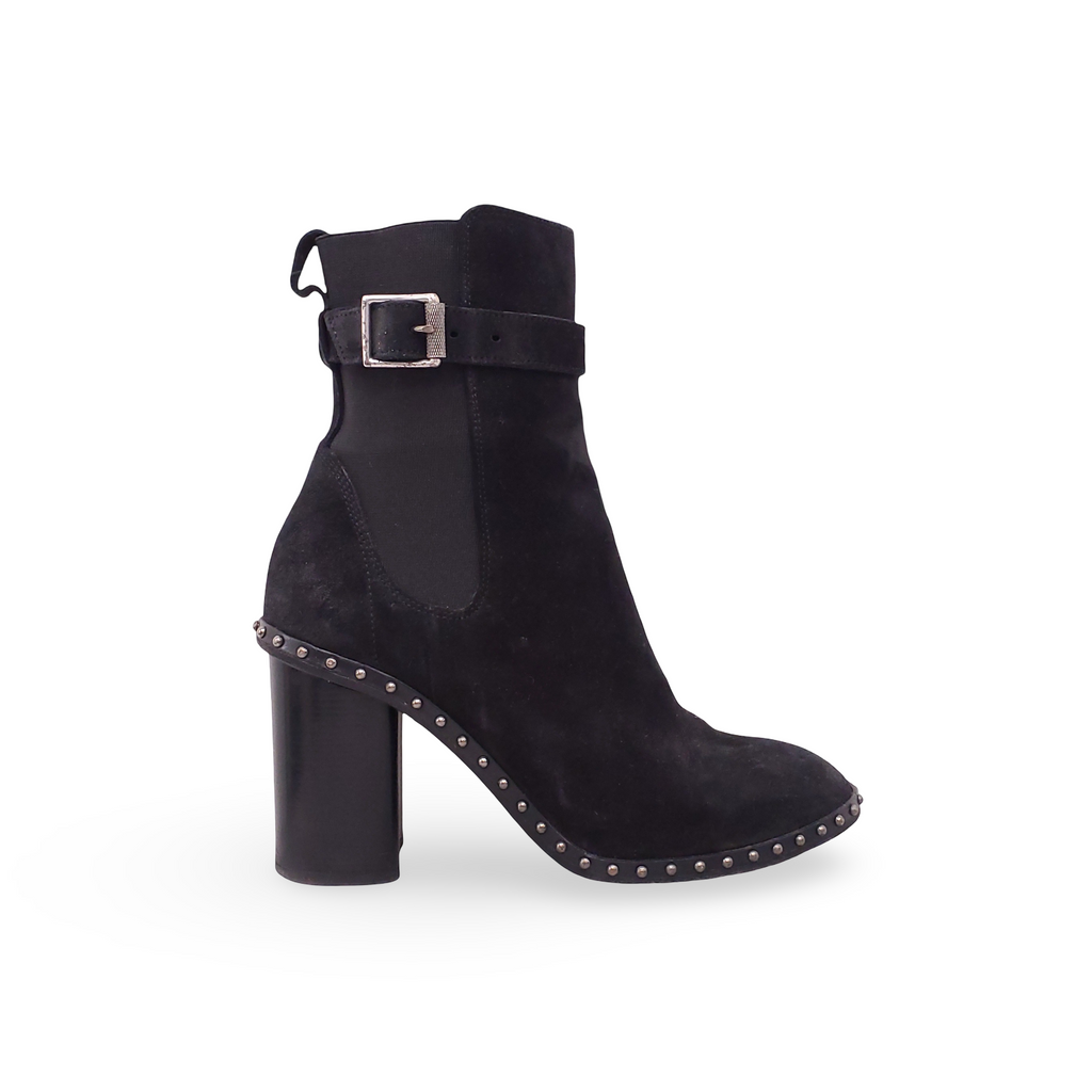 RAG & BONE BLACK SUEDE BOOTIES - SIZE 36