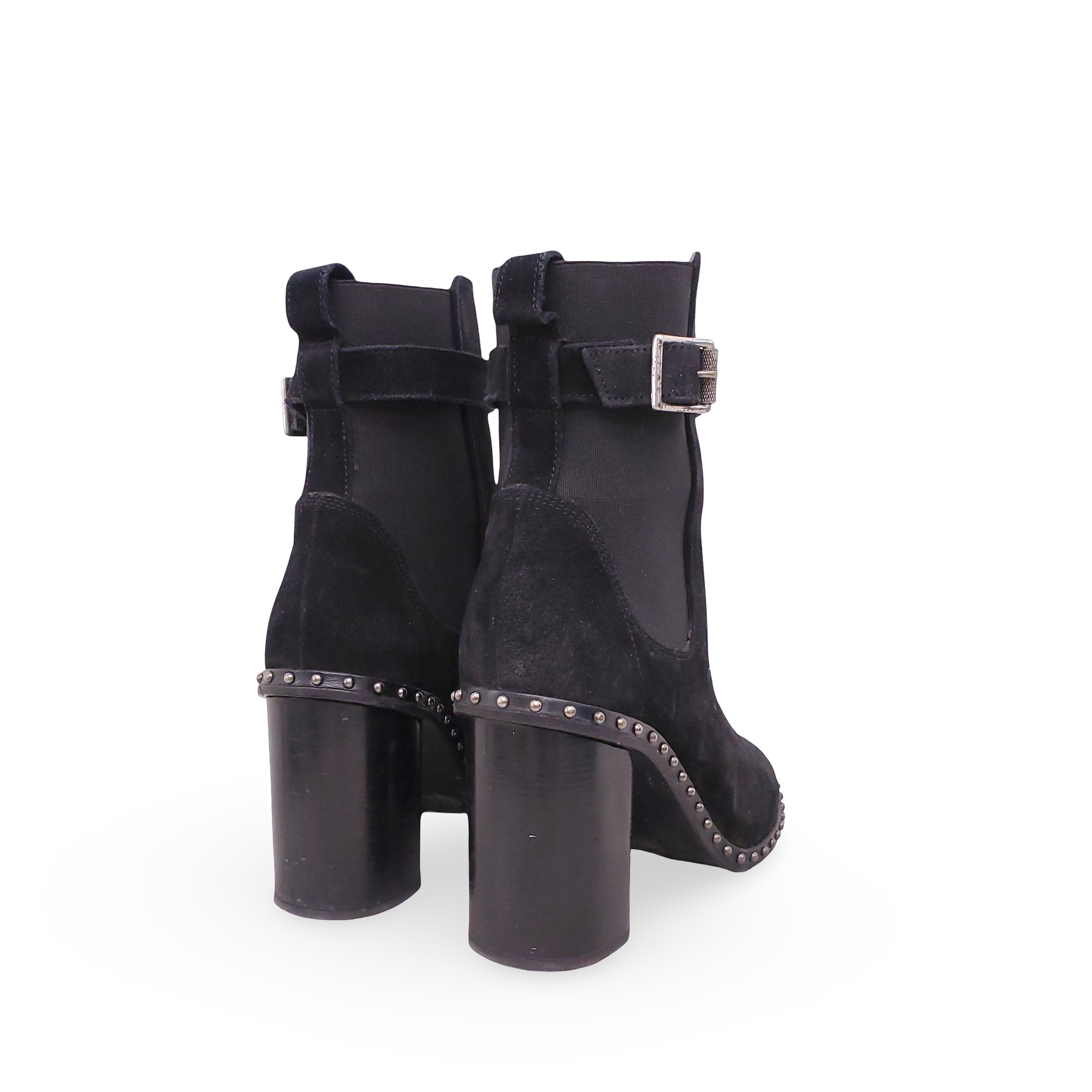 RAG & BONE BLACK SUEDE BOOTIES - SIZE 36
