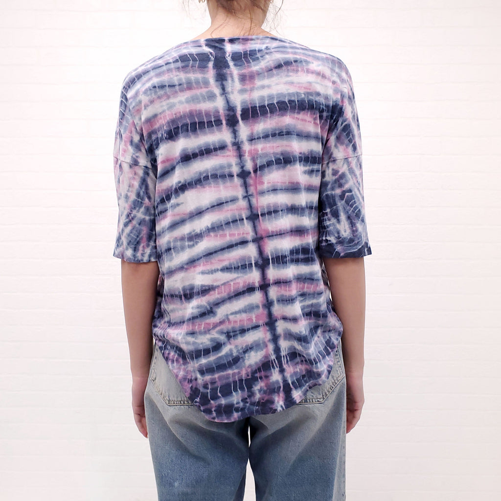 RAQUEL ALLEGRA SHORT SLEEVE TIE DYE T-SHIRT - SIZE 3 (L)