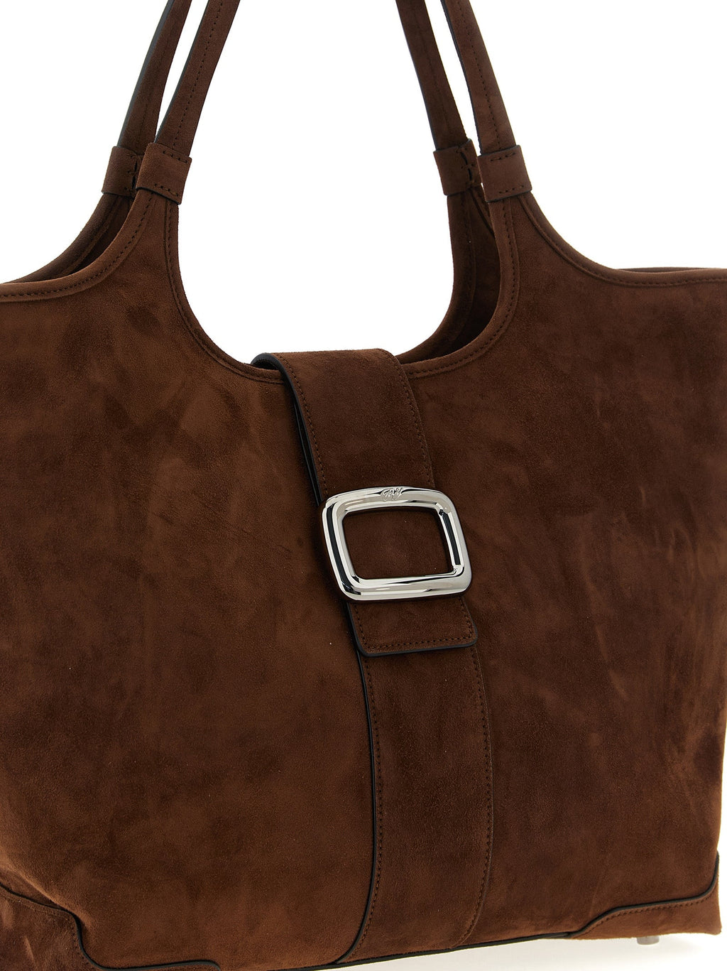 Roger Vivier Women Medium 'Viv' Choc' Shopping Bag